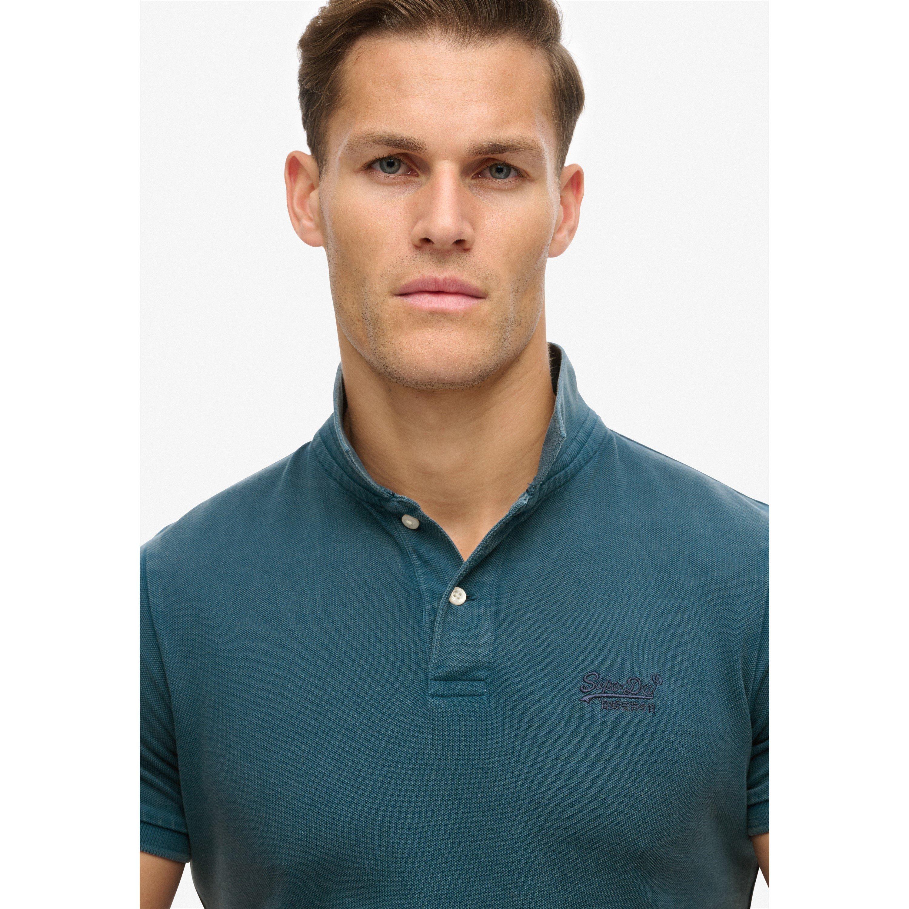 Plava boca - Superdry - Men's Short-Sleeve Polo Shirt - 4