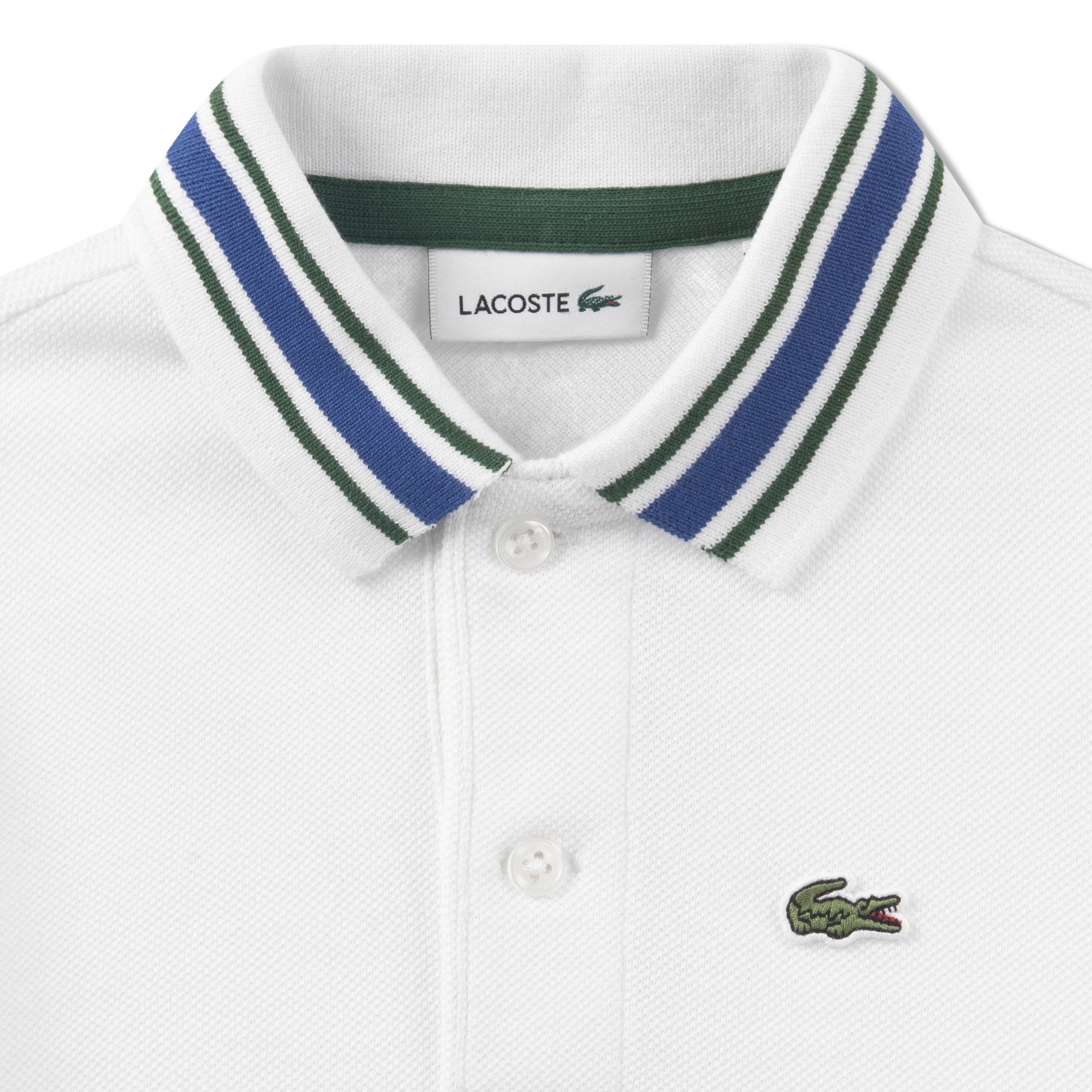 White W8L - Lacoste - Fancy Short Sleeve Polo Shirt - 3