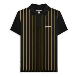 Lambretta Pinstripe Polo Shirt Mens