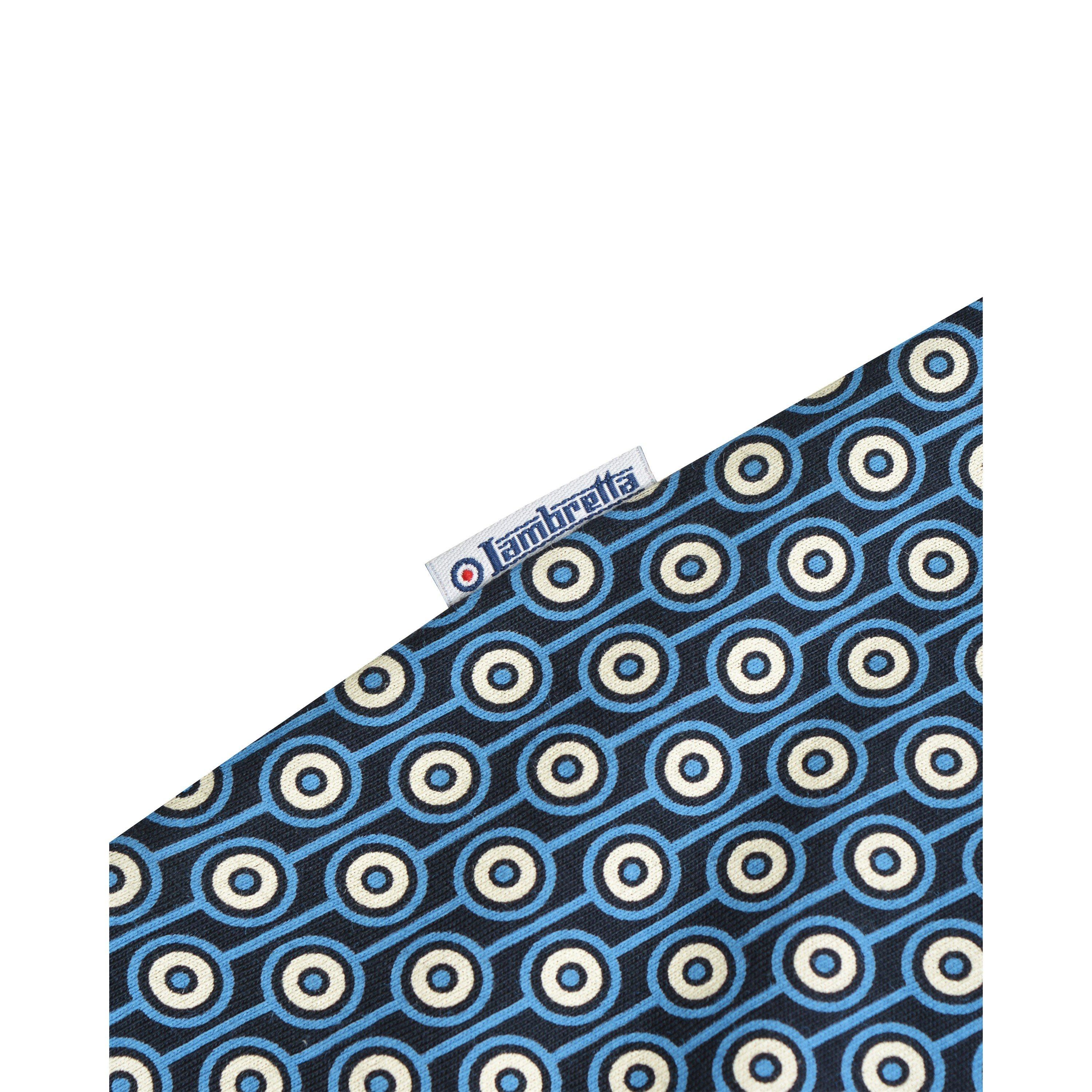 Navy/Silver - Lambretta - Geo Short-Sleeve Polo Shirt - 5