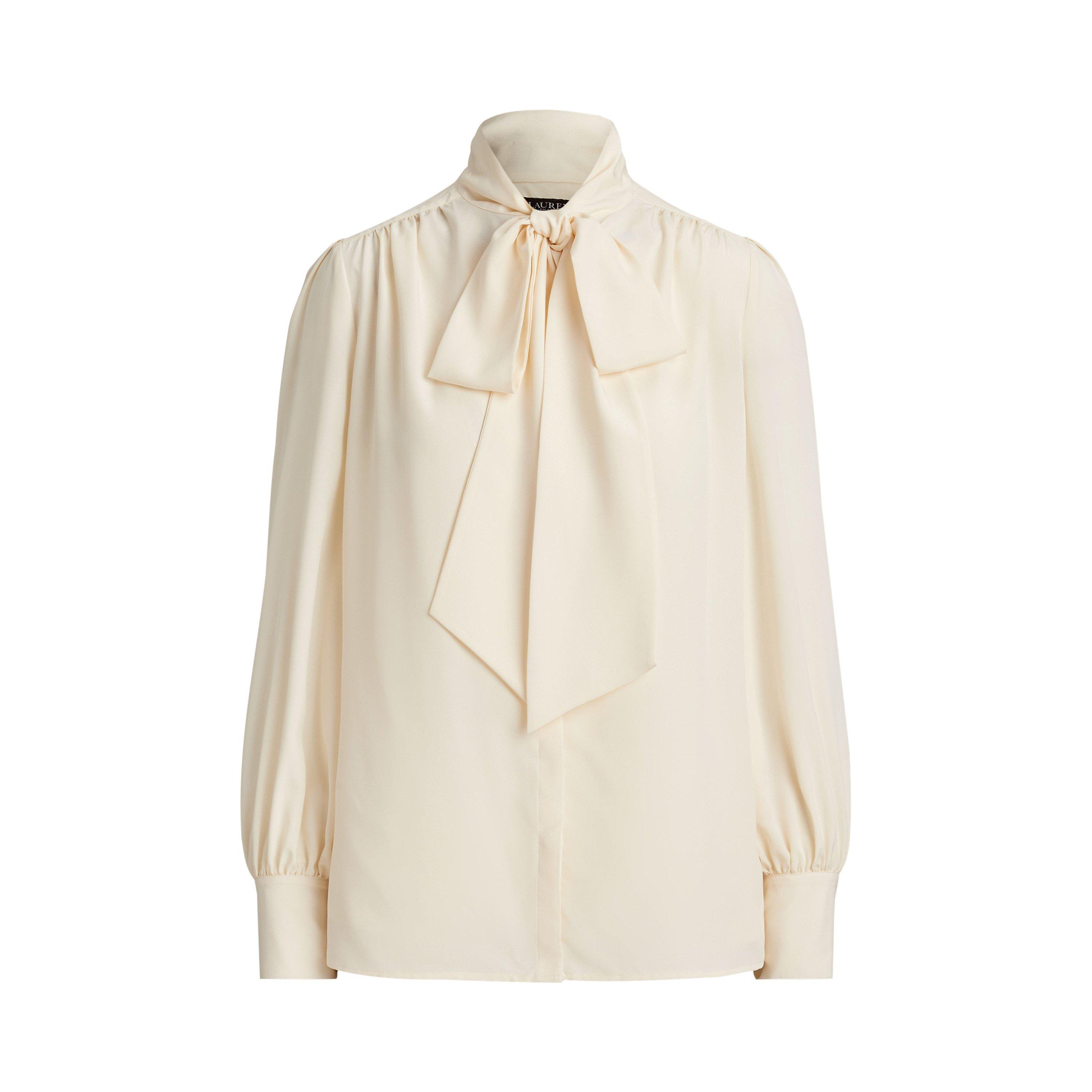MASC CREAM - Lauren by Ralph Lauren - Women's Long Sleeve Blouse - 1