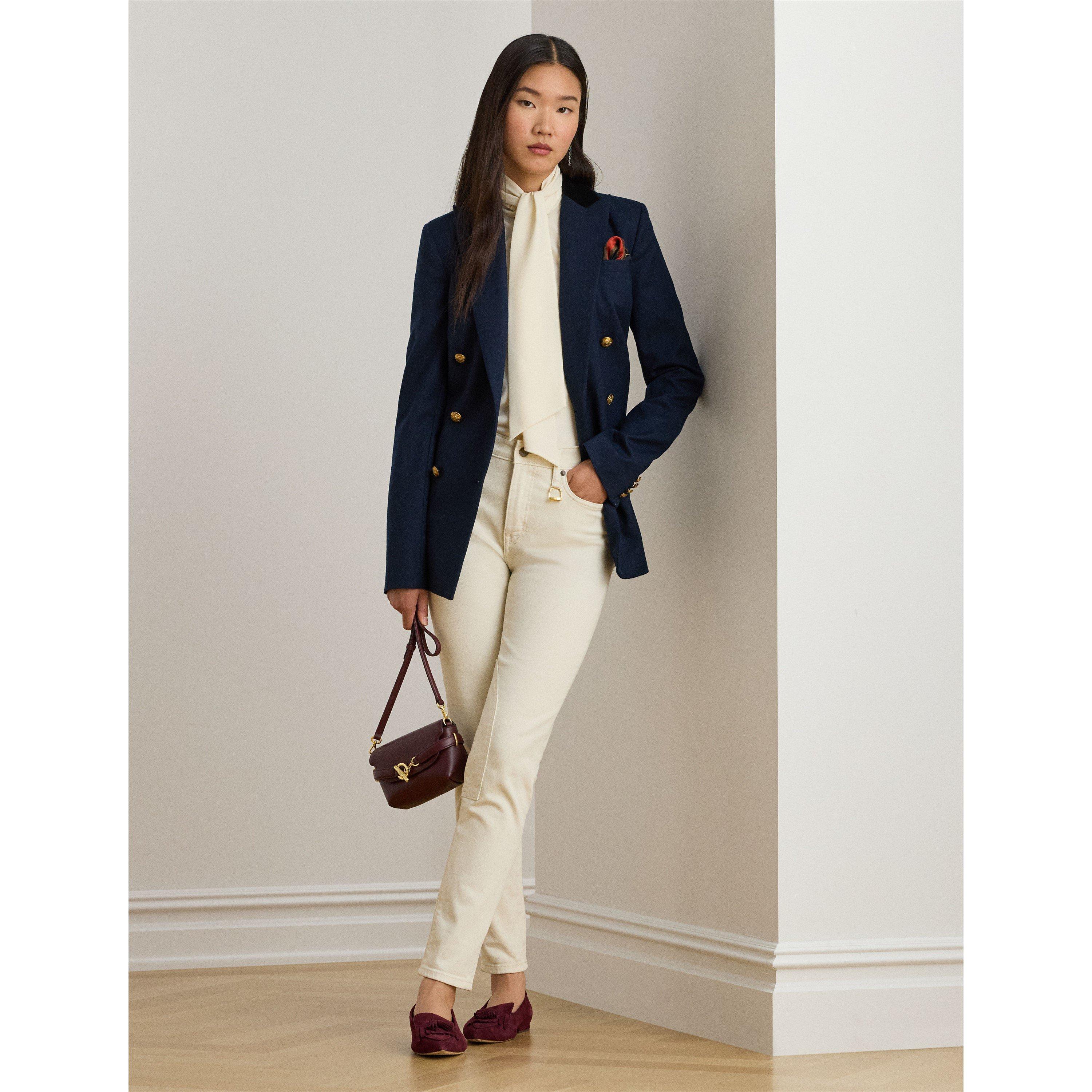 MASC CREAM - Lauren by Ralph Lauren - Women's Long Sleeve Blouse - 5