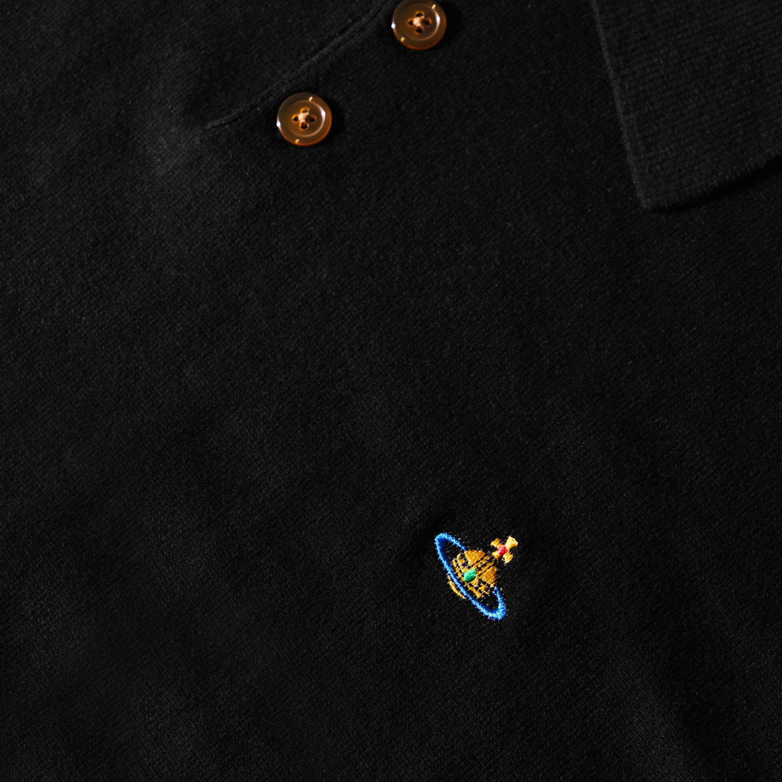 Black - Vivienne Westwood - Viv Marco Knit Polo Sn63 - 3