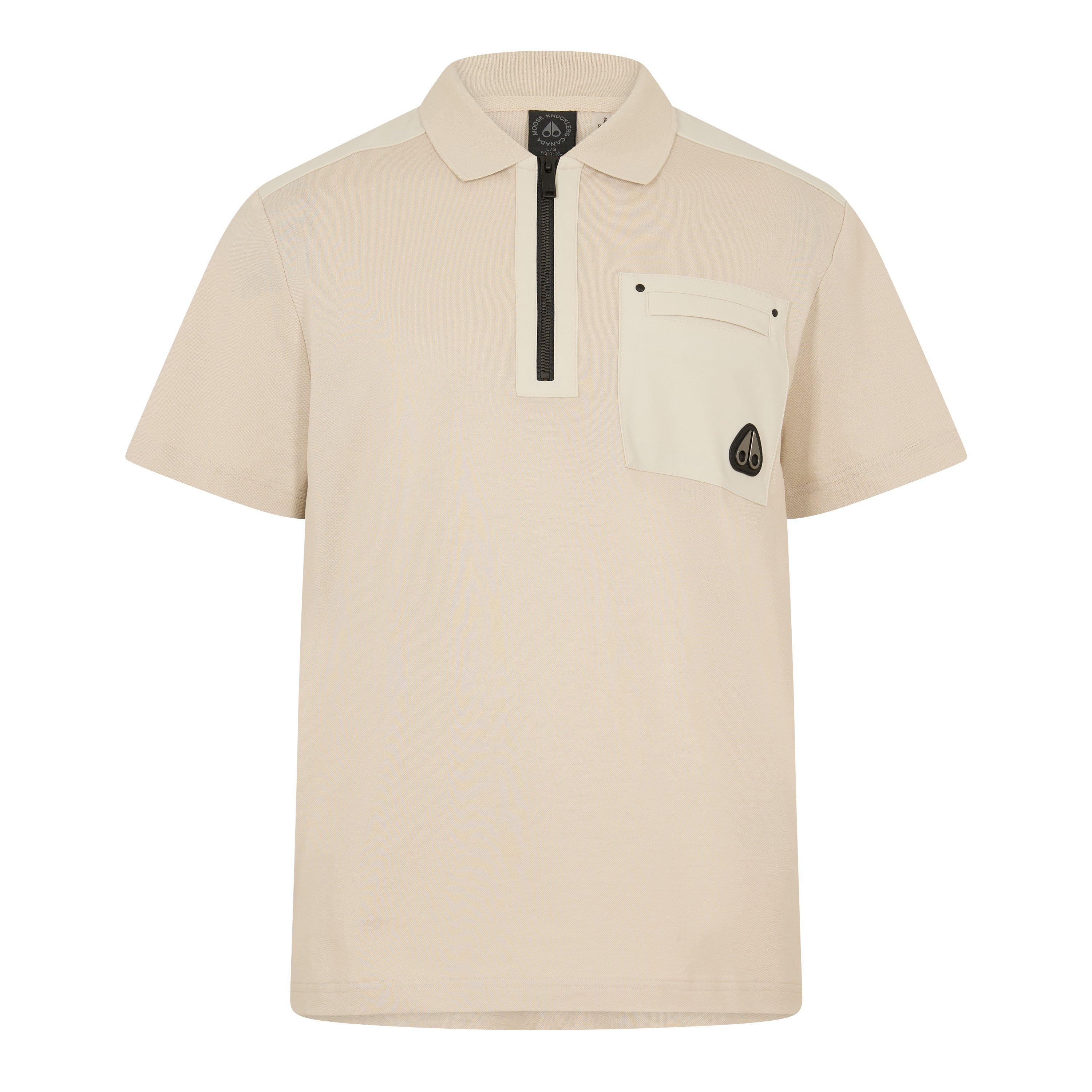 Moose Knuckles Men's Dalon Short Sleeve Polo Shirt | Flannels