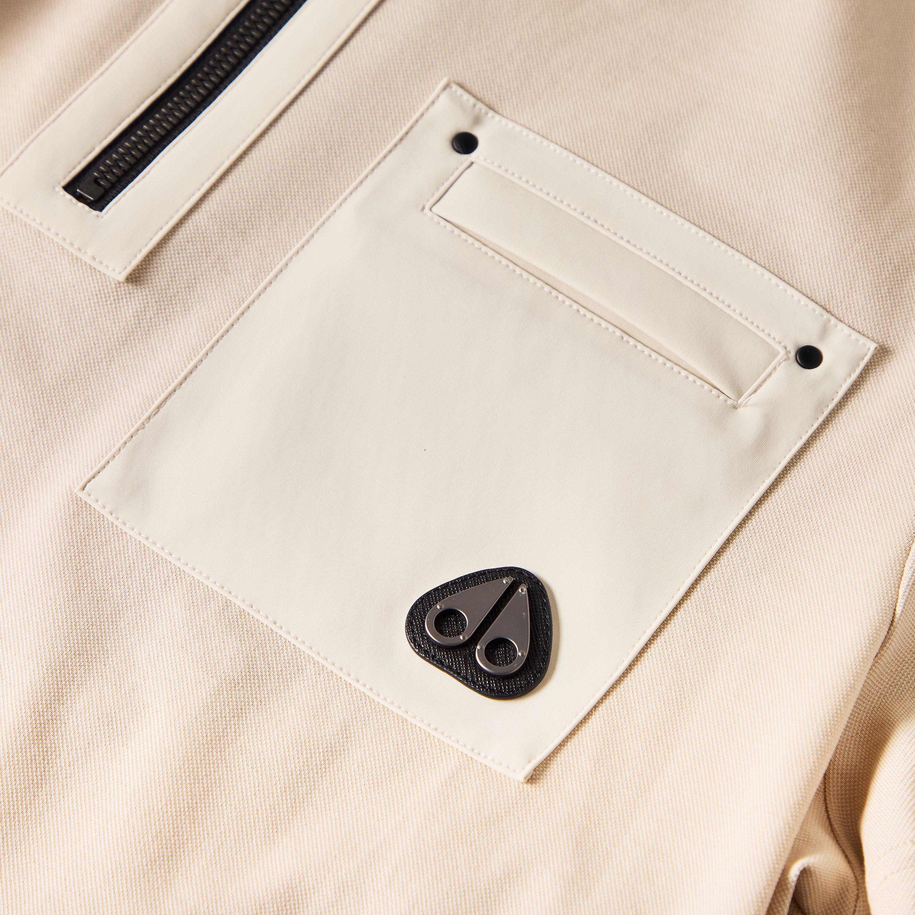 Alabaster - Moose Knuckles - Men's Dalon Short Sleeve Polo Shirt - 5