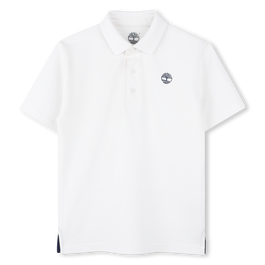 Timberland Logo Print Polo Shirt Juniors
