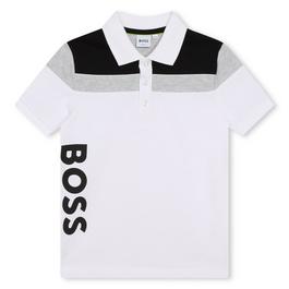Boss Boss Large Logo Polo Shirt Juniors