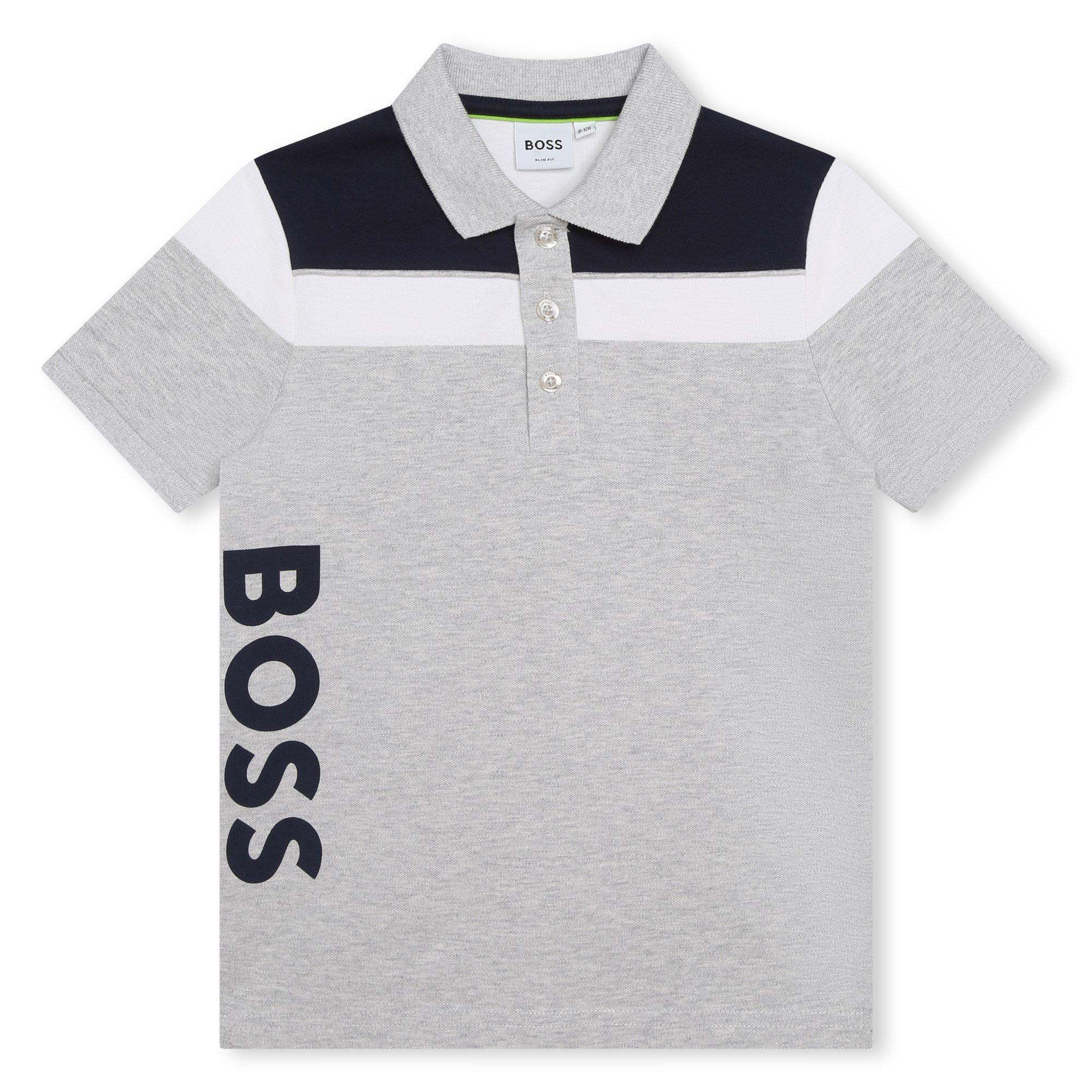 Boys hugo boss polo top best sale