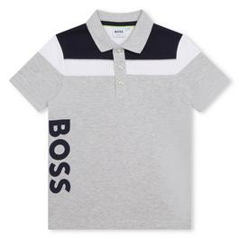 Boss Boss Large Logo Polo Shirt Juniors