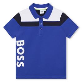 Boss Boss Large Logo Polo Shirt Juniors