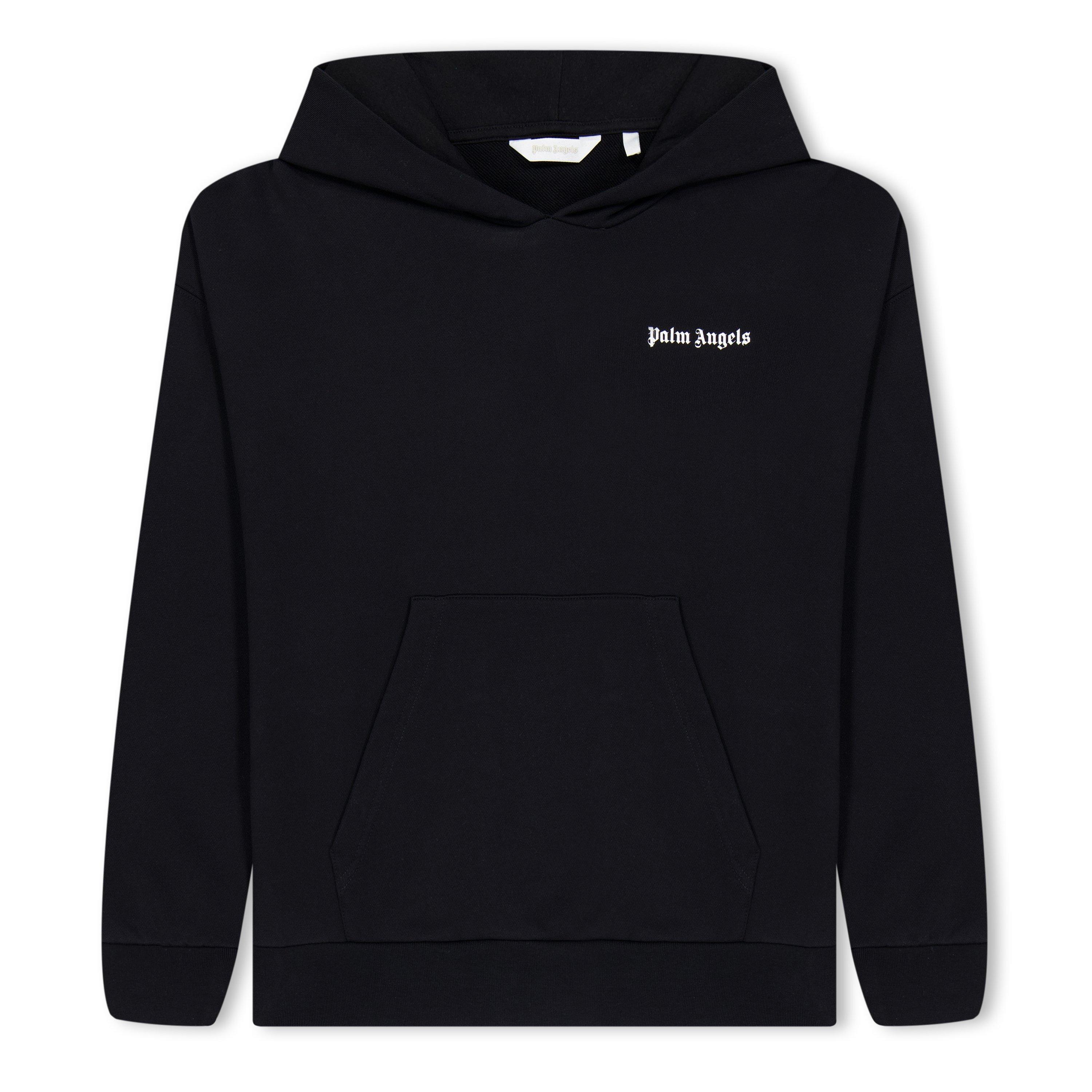 Black Wht 1001 - Palm Angels - Classic Logo Hoodie Juniors - 1