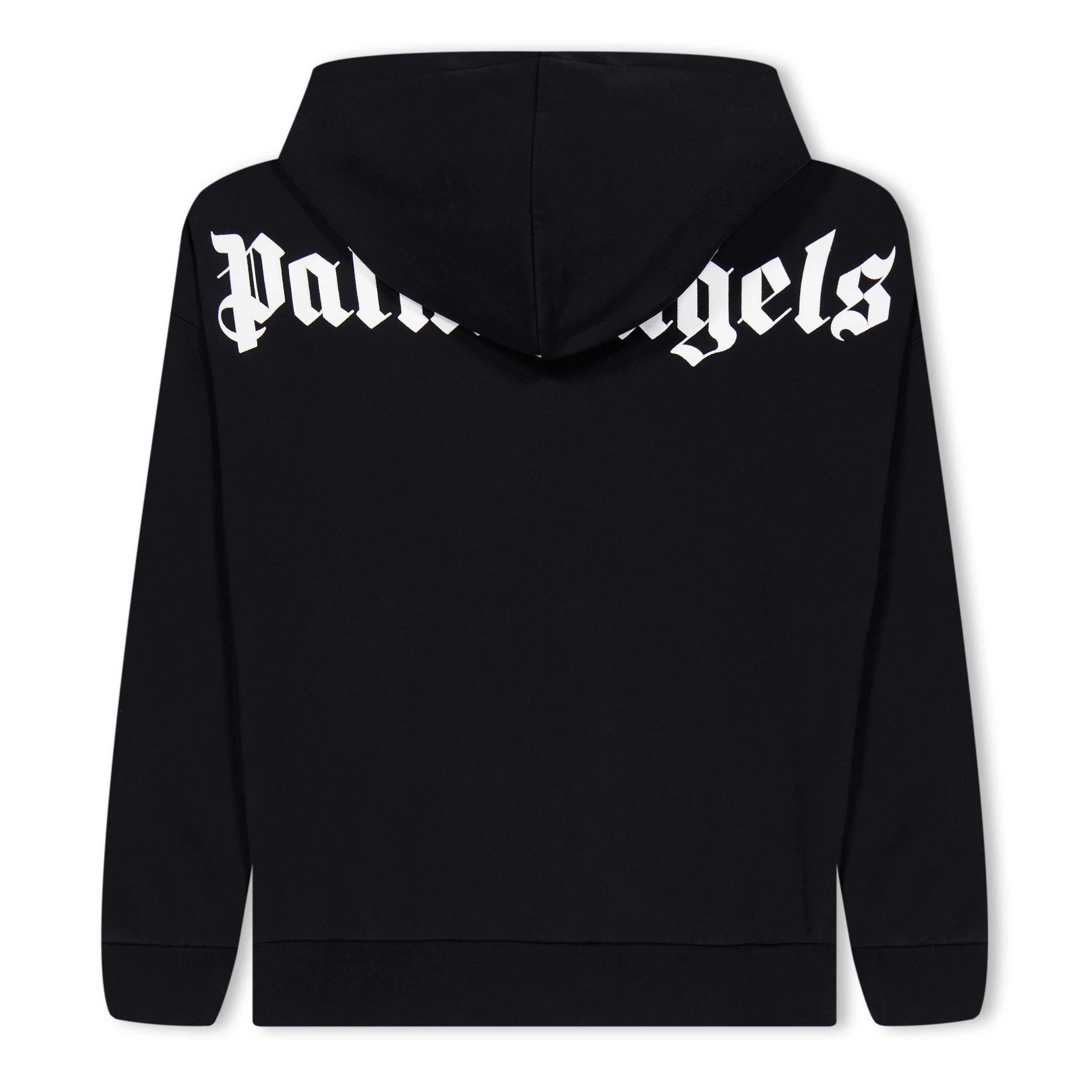 Black Wht 1001 - Palm Angels - Classic Logo Hoodie Juniors - 2