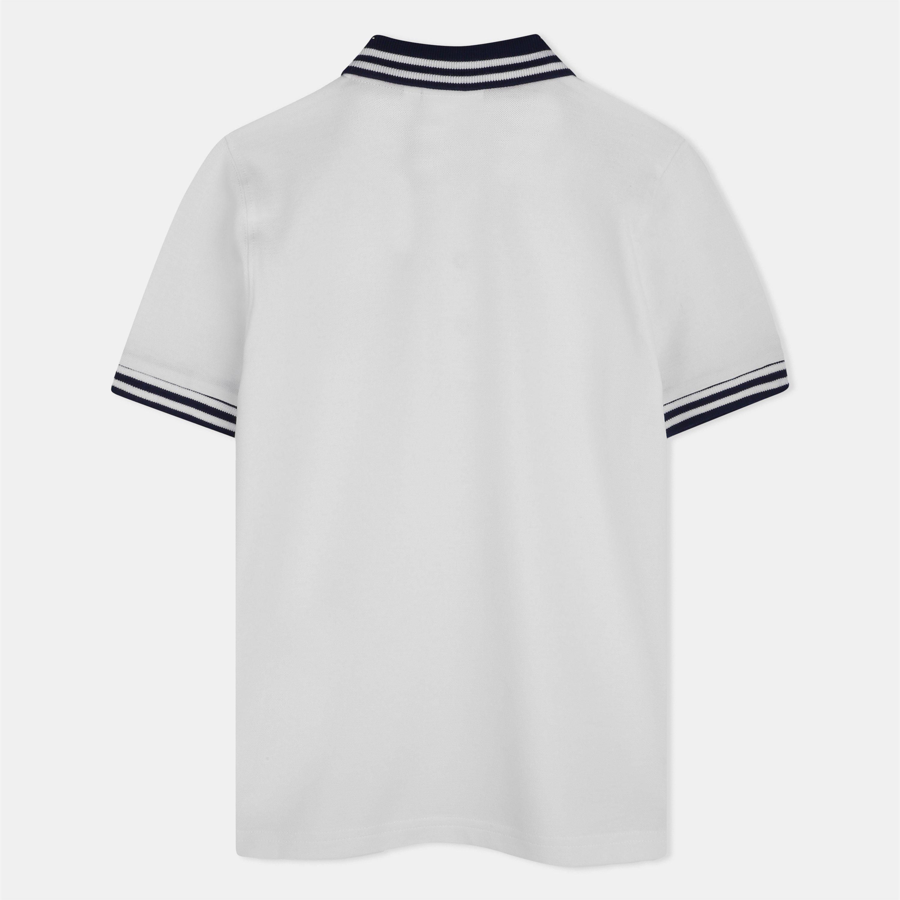 Weiß - Hugo - Kids' Geo Print Short-Sleeve Polo Shirt - 2