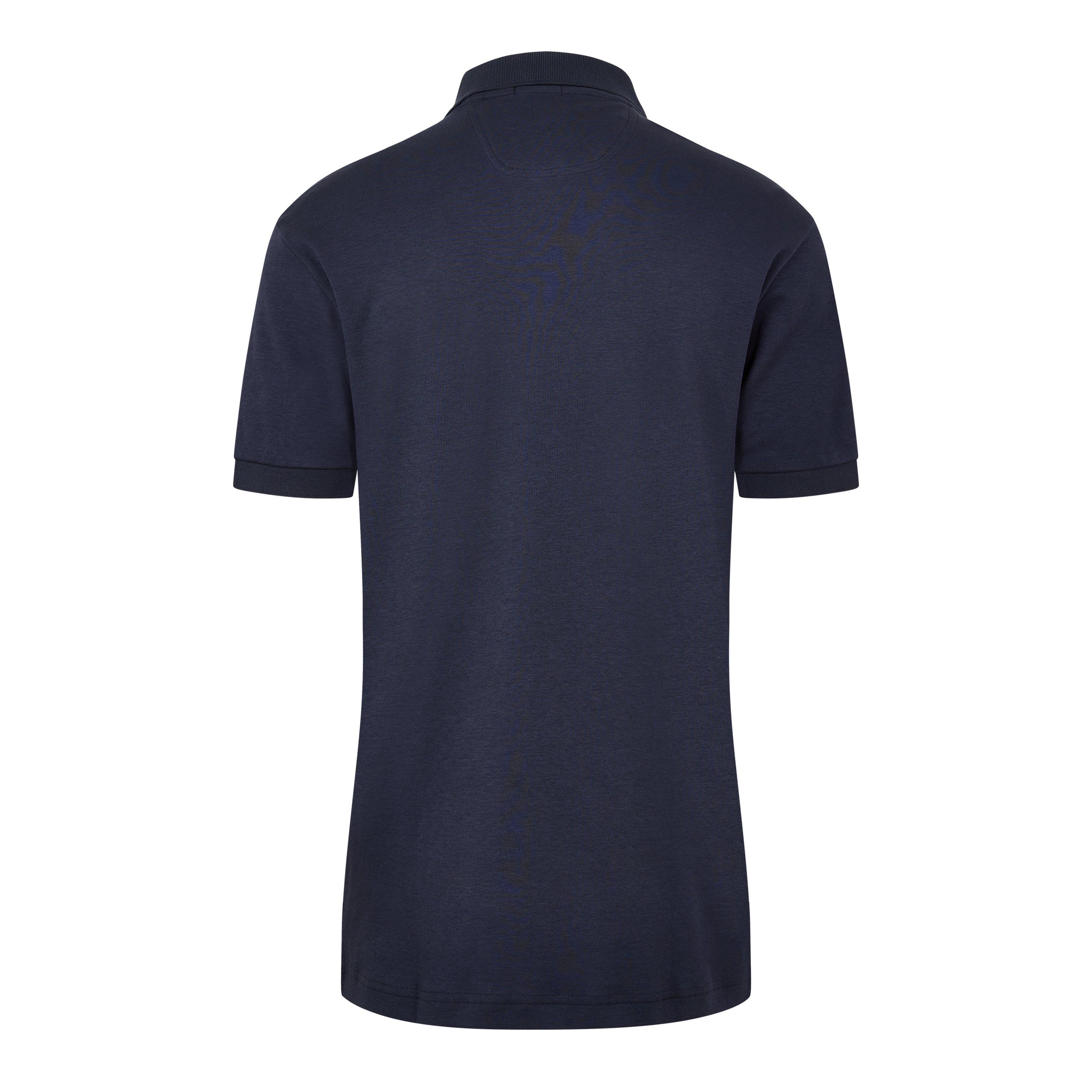 Dark Blue - Hugo - Men's Pio 2 Cotton Short-Sleeve Polo Shirt - 2
