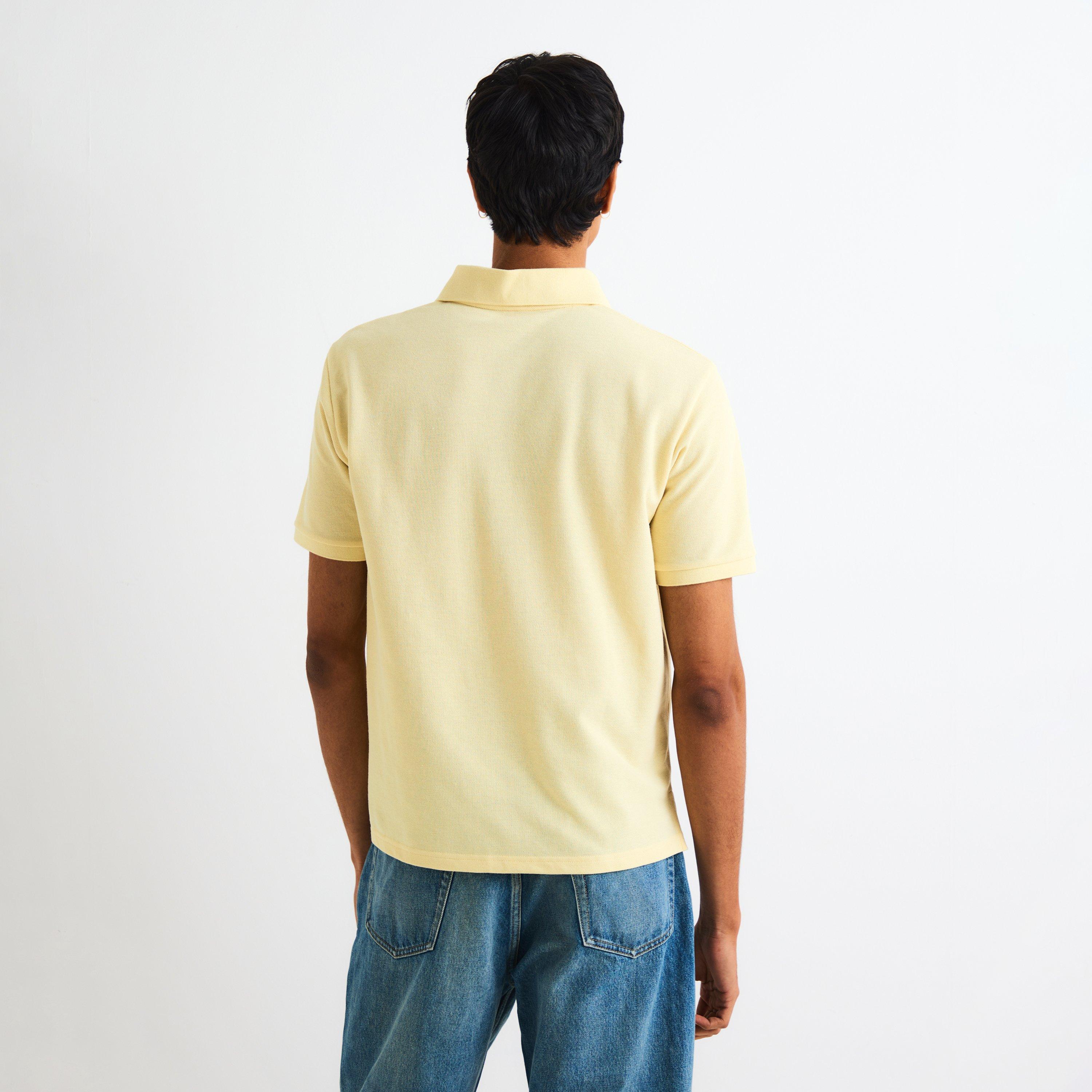 Yellow - Saint Laurent - Men's Cass Short Sleeve Polo Shirt - 4