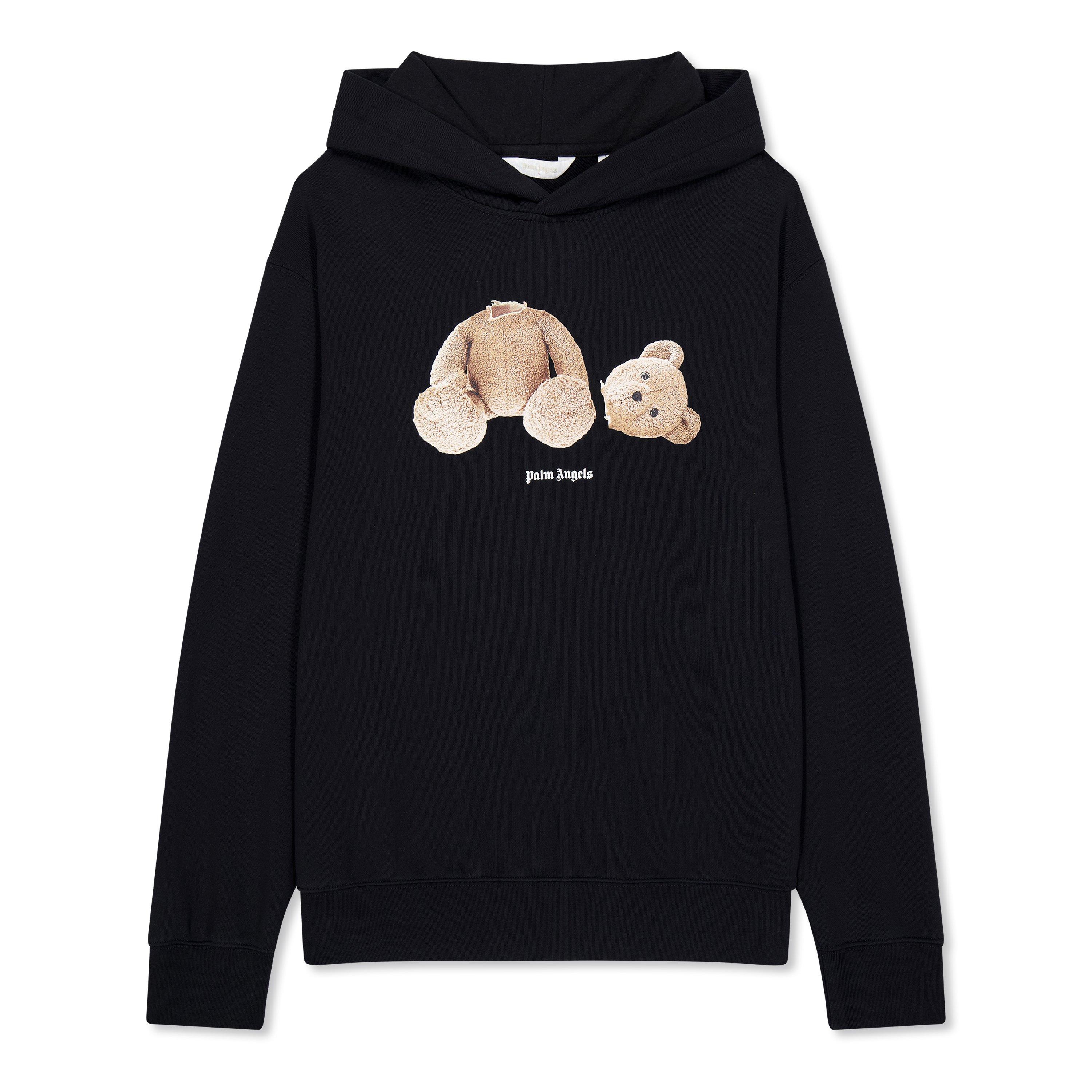 Black Brn 1060 - Palm Angels - Logo Hoodie Juniors - 1