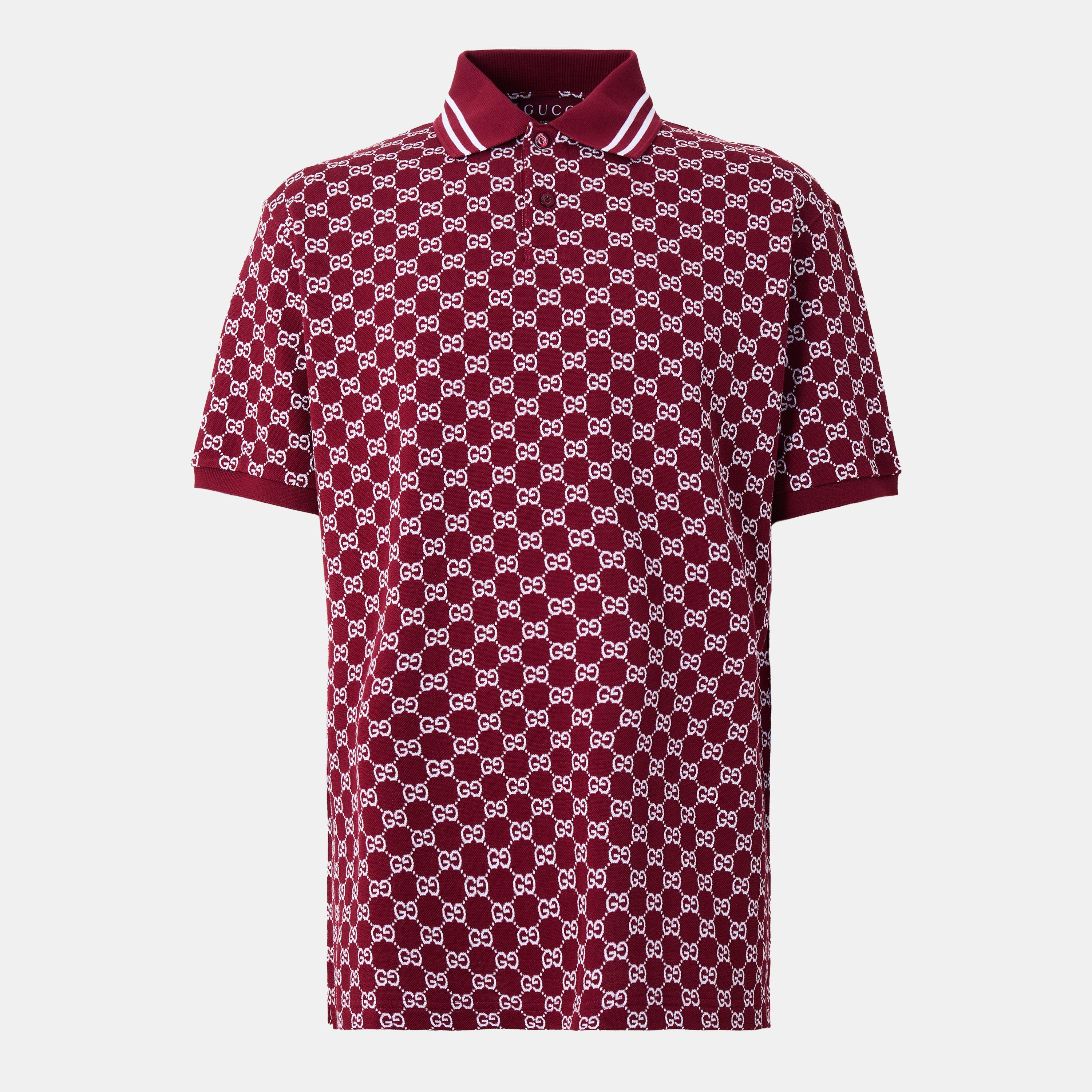 Rosso Ancora - Gucci - Men's Short-Sleeve Polo - 1