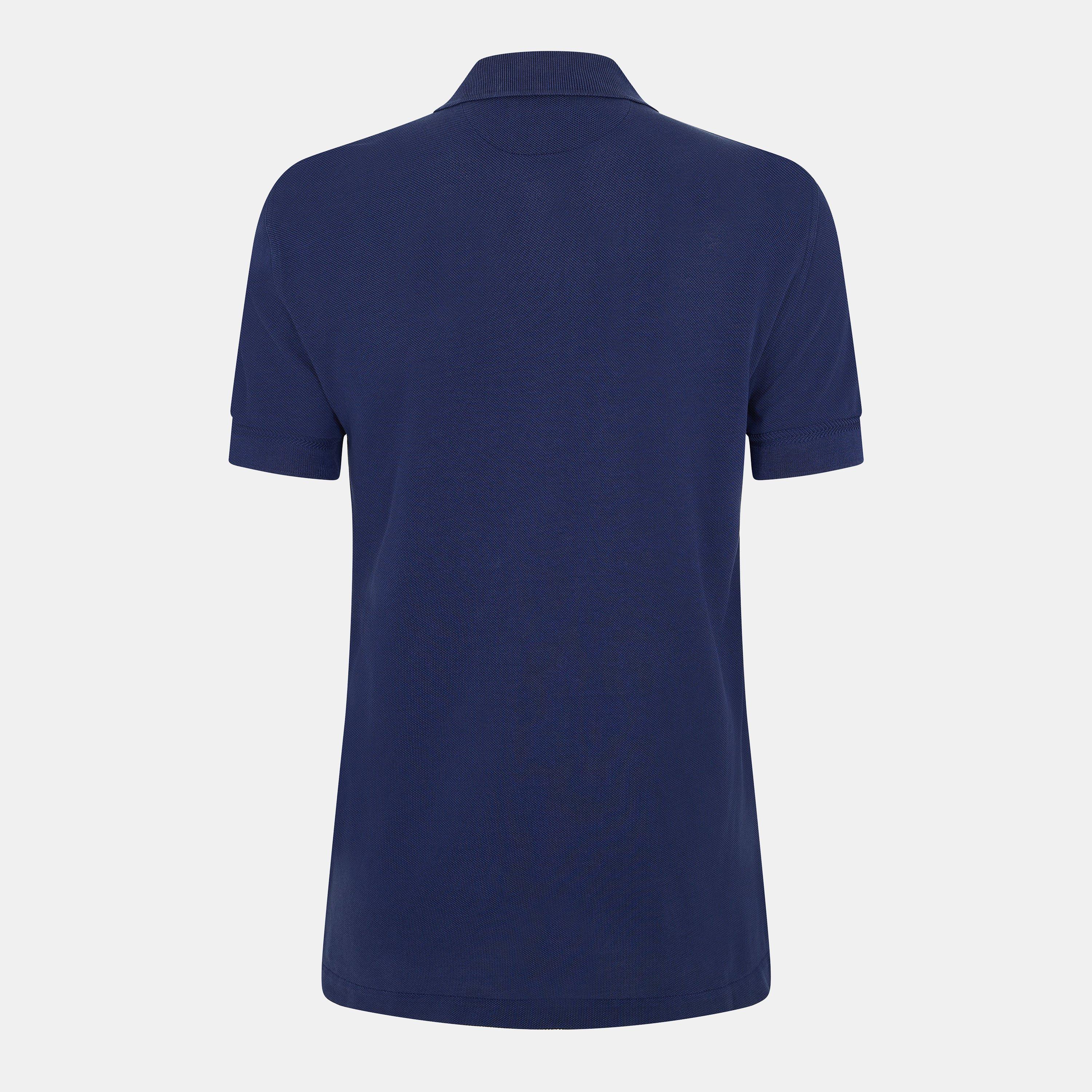 Bright Navy - Tom Ford - Men's Short-Sleeve Polo - 2