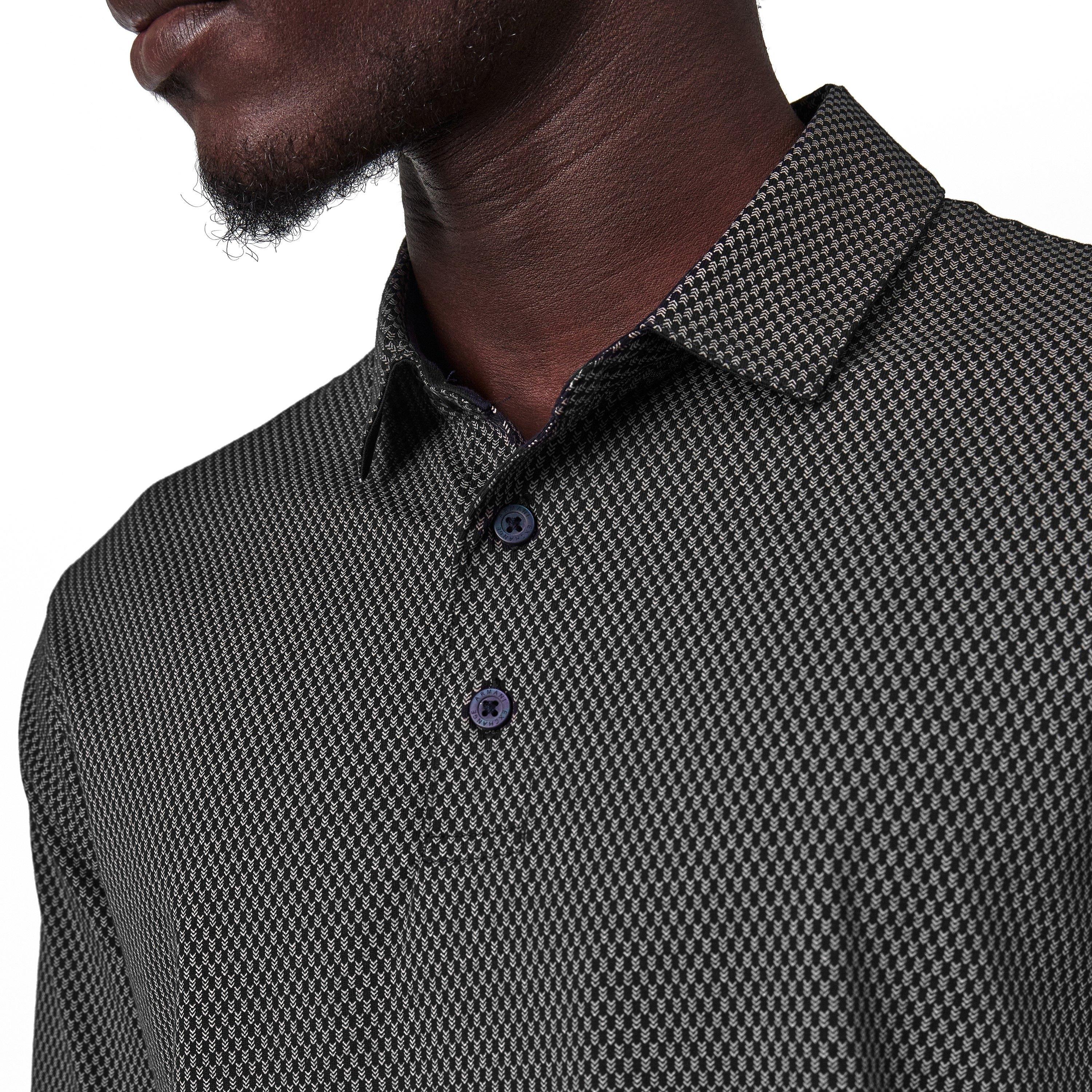 Navy FB075 - Armani Exchange - Men's Short-Sleeve Polo Shirt - 5