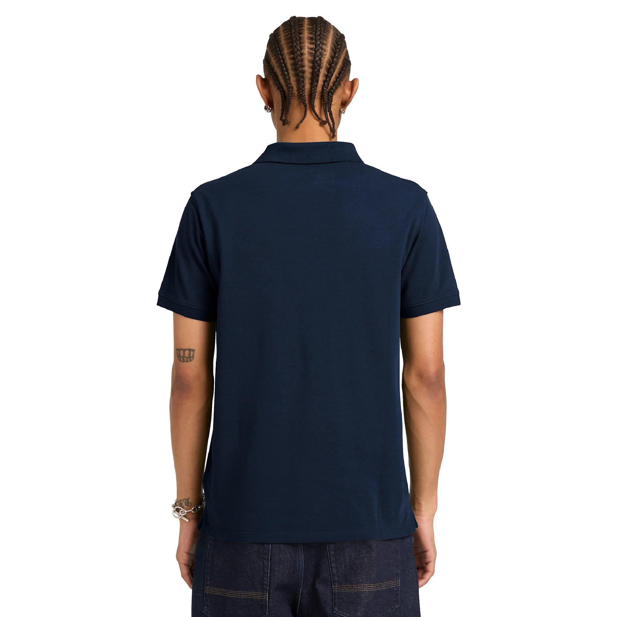 Dark Sapphire - Timberland - Timberland Millers River Short Sleeve Stretch - 3