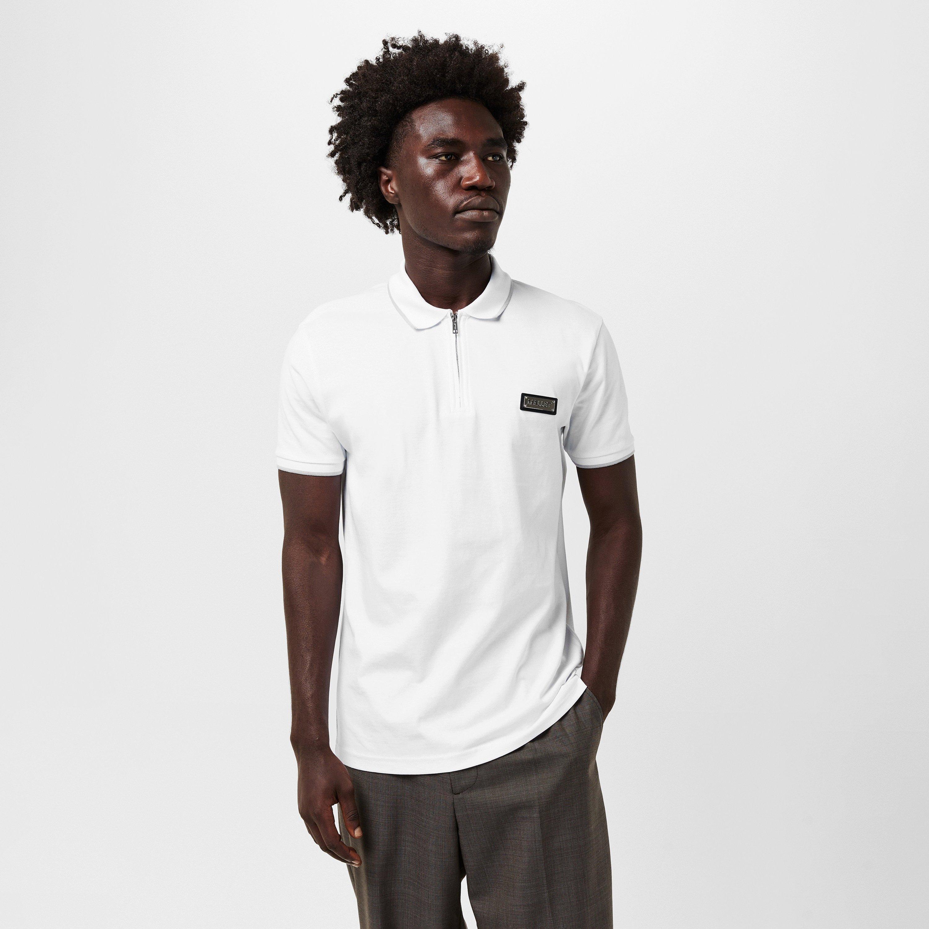 White Organic - Mallet - Men's Breathable Soft-Touch Short Sleeve Polo Shirt - 3
