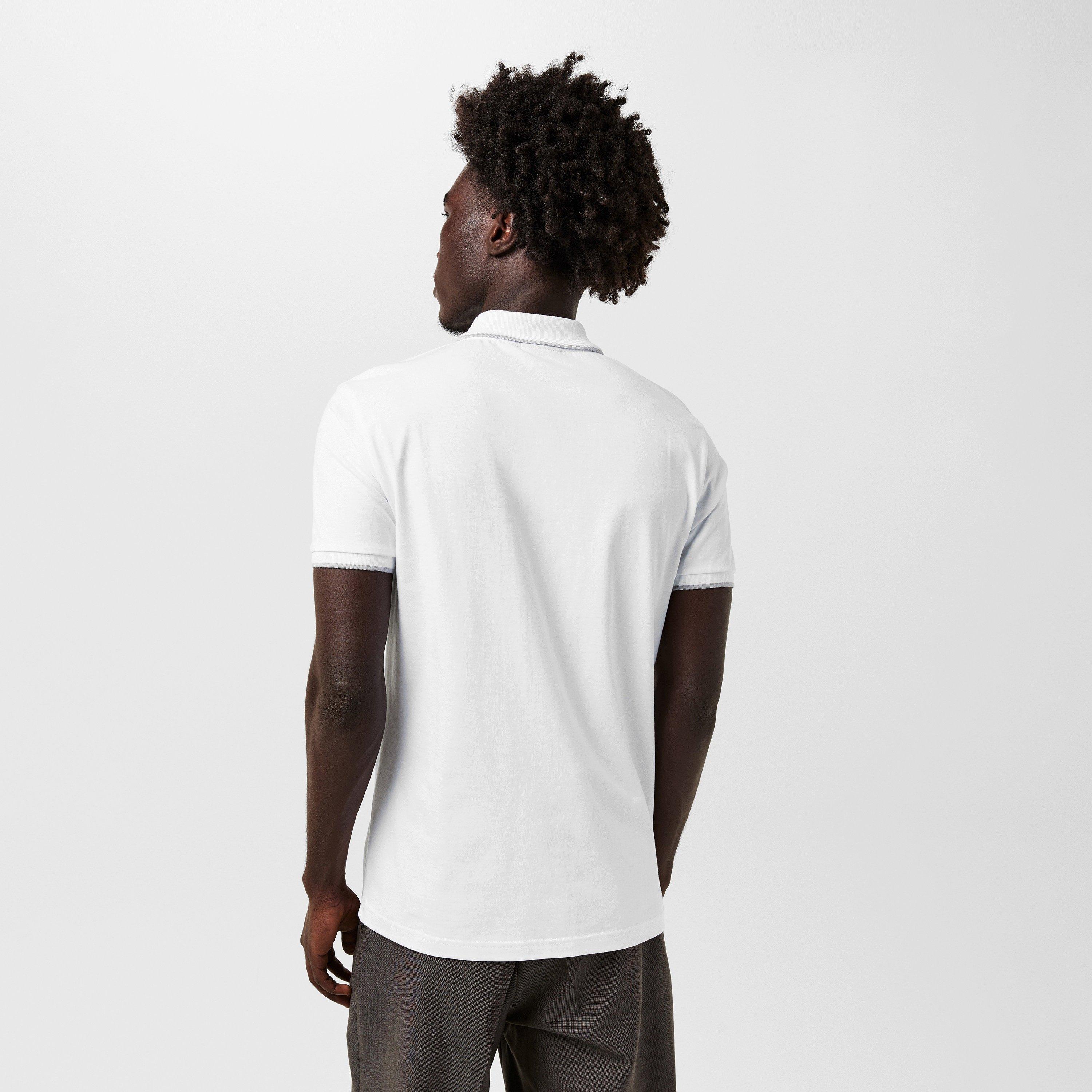 White Organic - Mallet - Men's Breathable Soft-Touch Short Sleeve Polo Shirt - 4