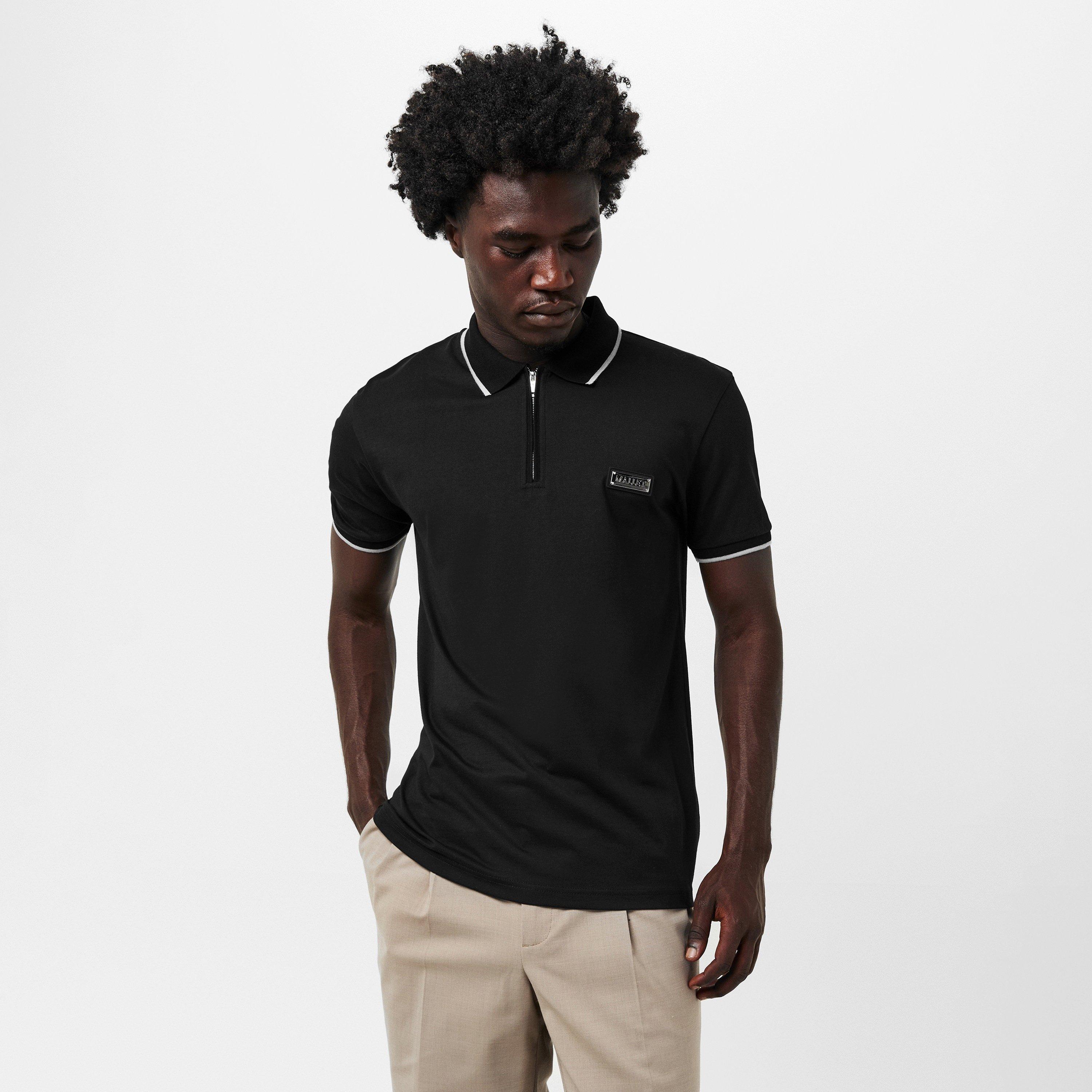 Black Organic - Mallet - Men's Breathable Soft-Touch Short Sleeve Polo Shirt - 3