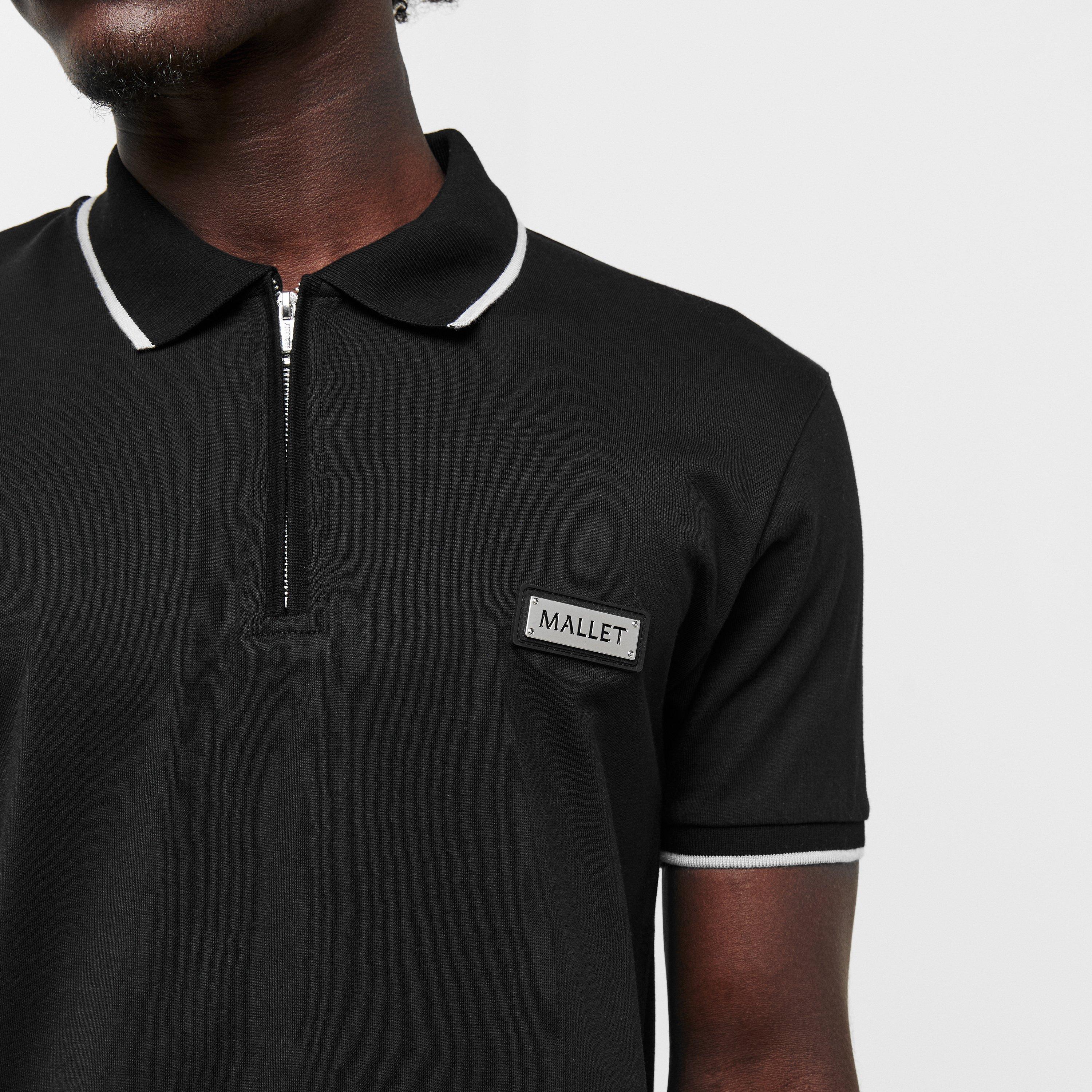 Black Organic - Mallet - Men's Breathable Soft-Touch Short Sleeve Polo Shirt - 5