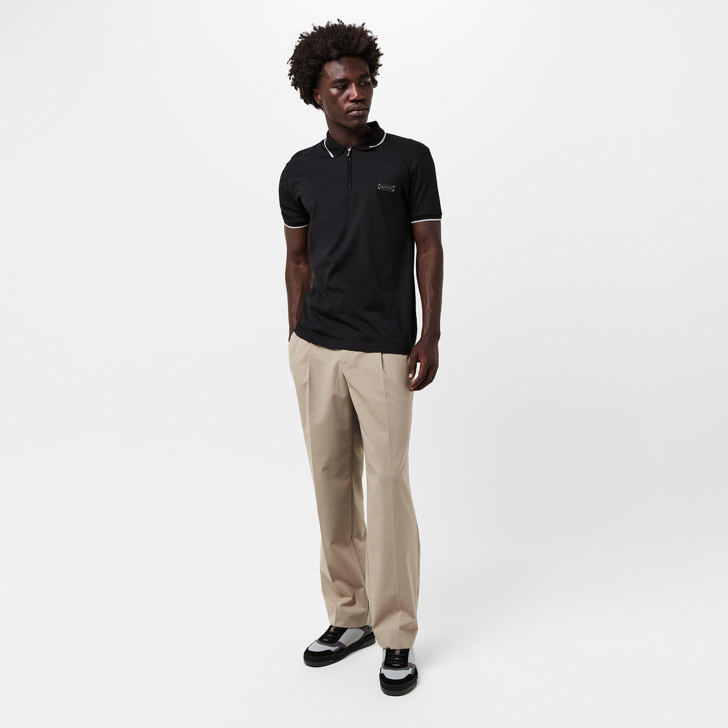 Black Organic - Mallet - Men's Breathable Soft-Touch Short Sleeve Polo Shirt - 6