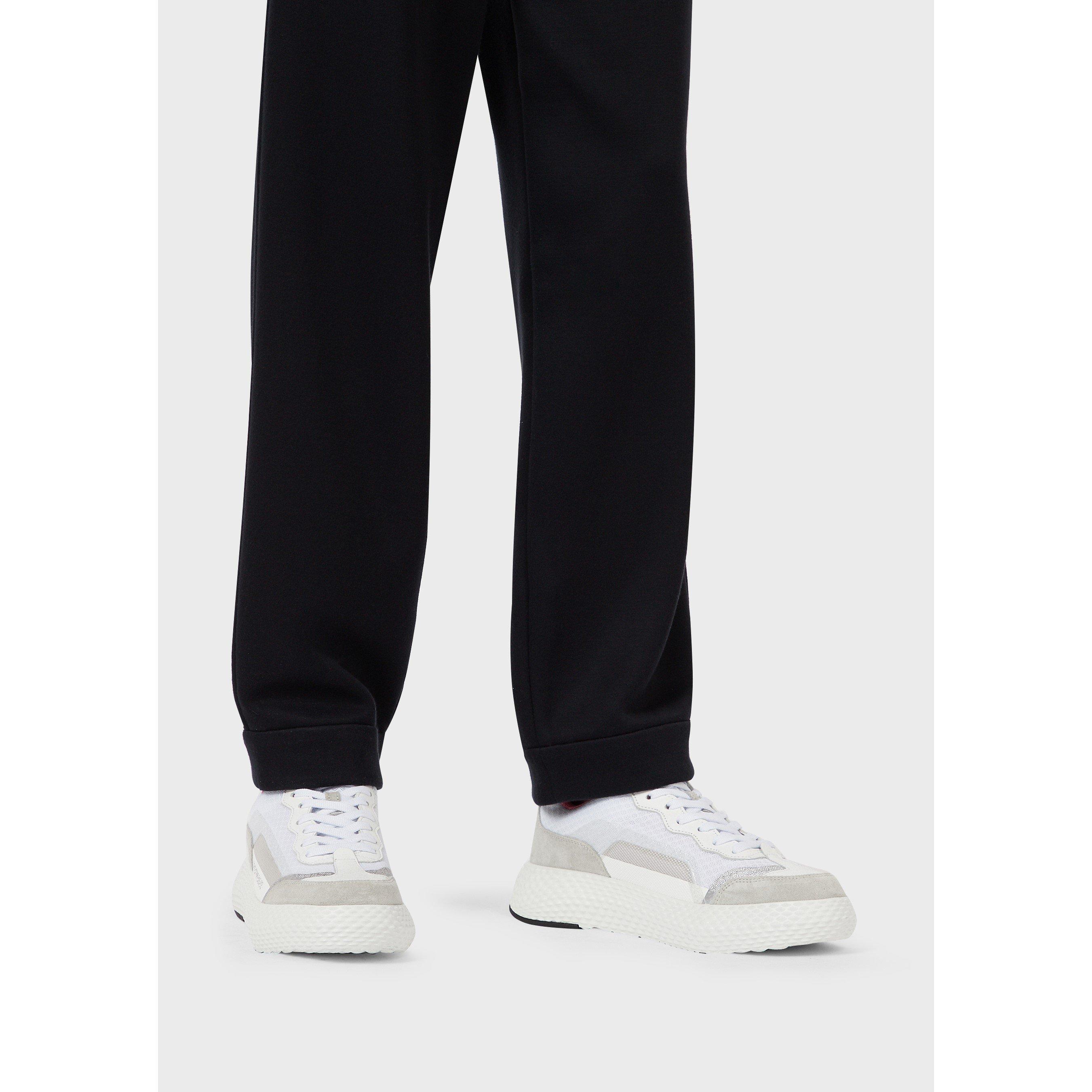 Blu Navy - Emporio Armani - Women's Straight Leg Trousers - 4