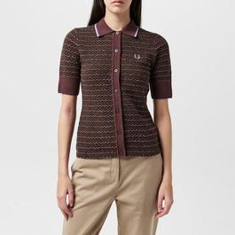 Fred Perry Boucle Knit Top