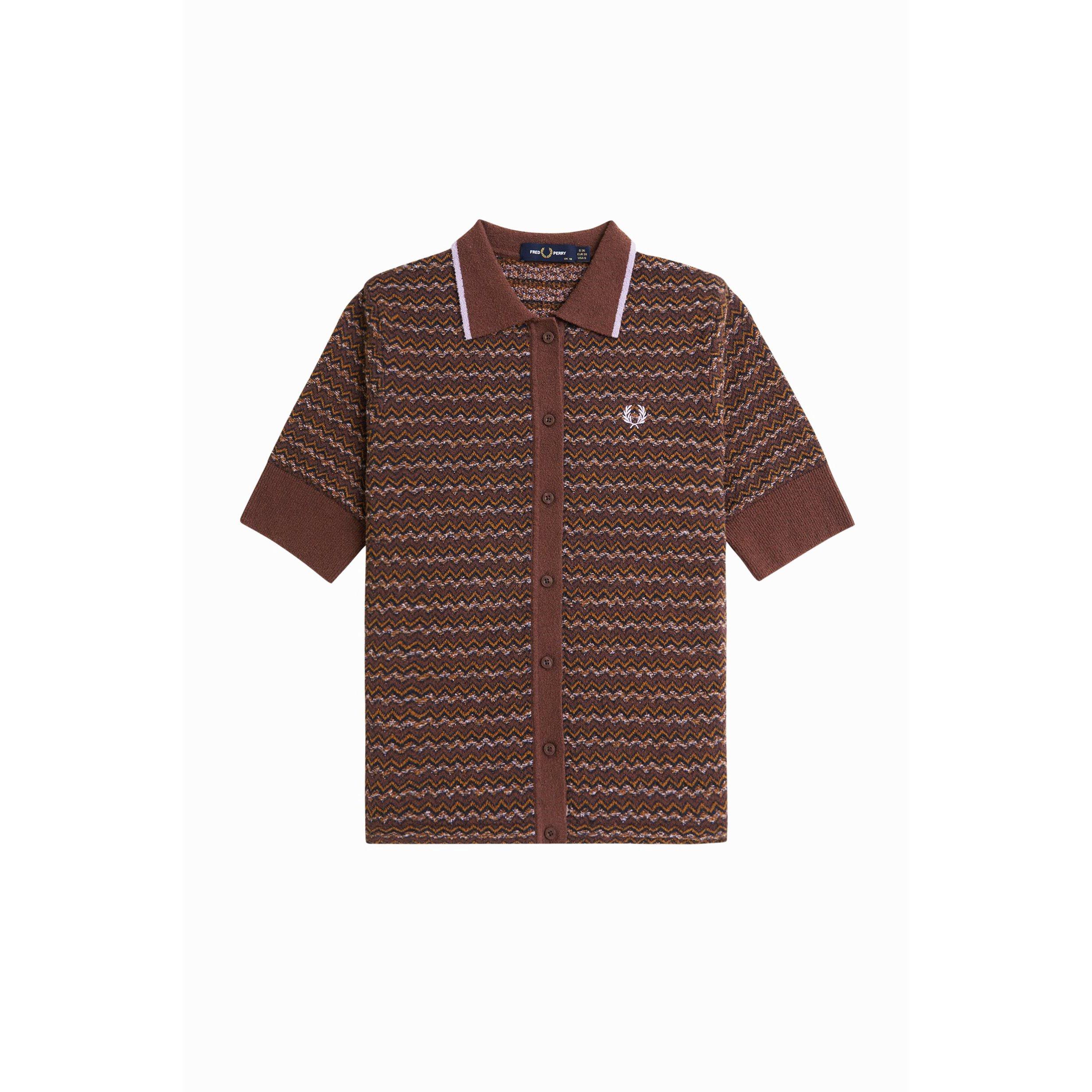 Carrington Road - Fred Perry - Boucle Knit Top - 5