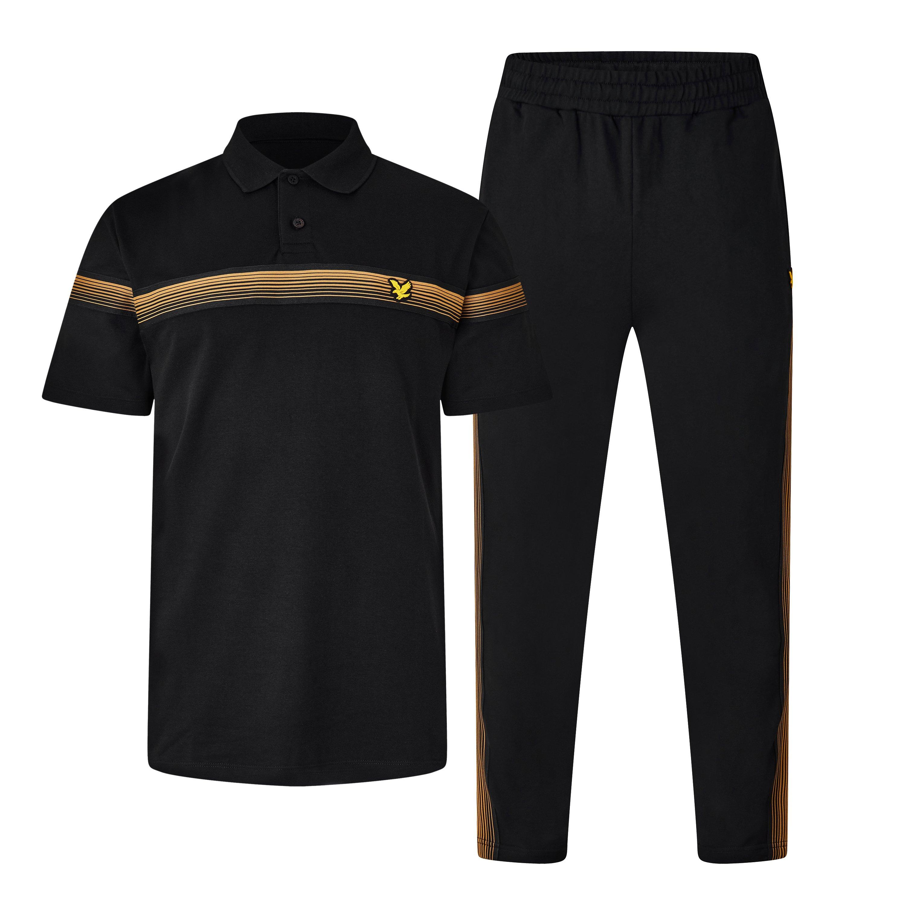 Jet Black X124 - Lyle and Scott - Men's Short-Sleeve Polo Shirt - 1