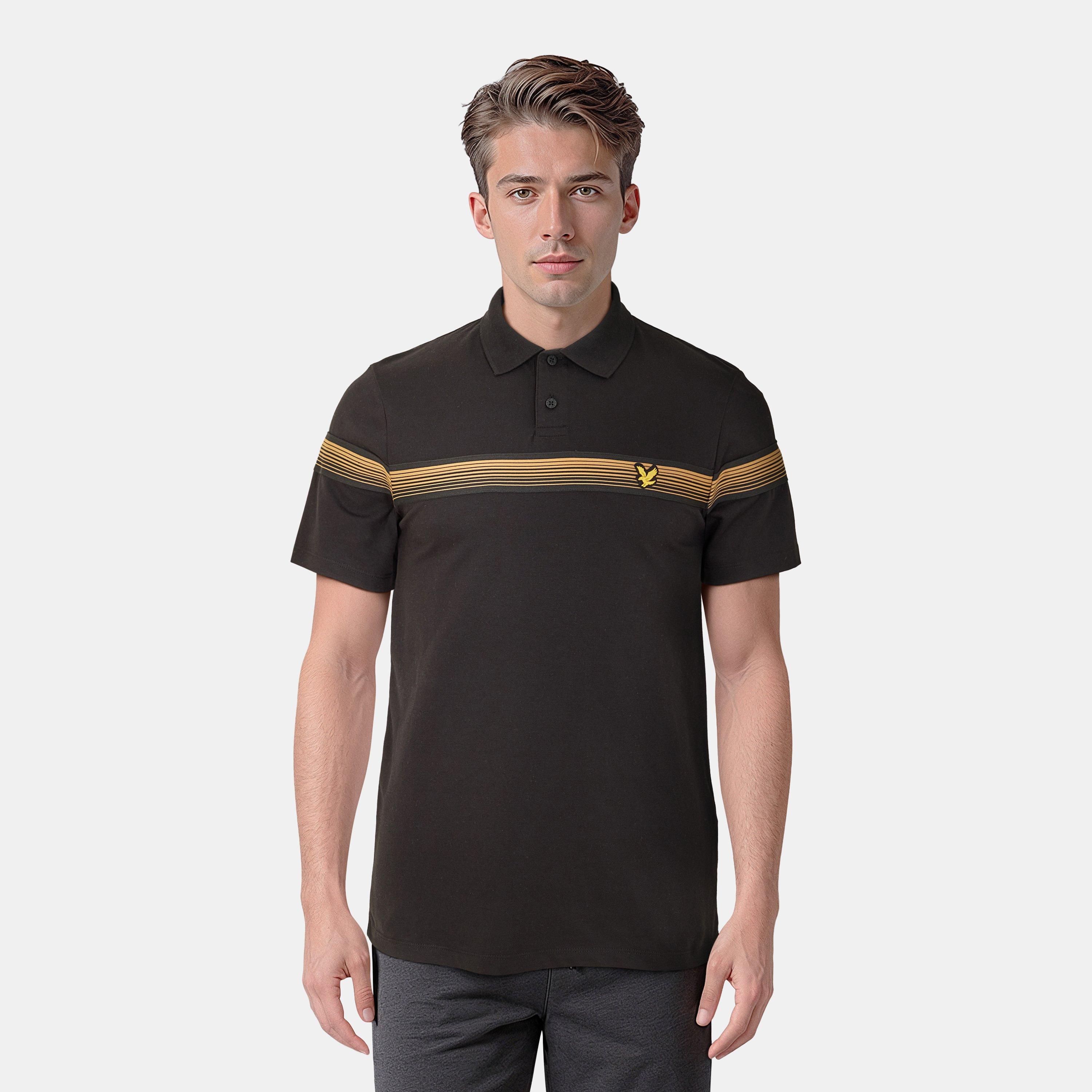 Jet Black X124 - Lyle and Scott - Men's Short-Sleeve Polo Shirt - 3