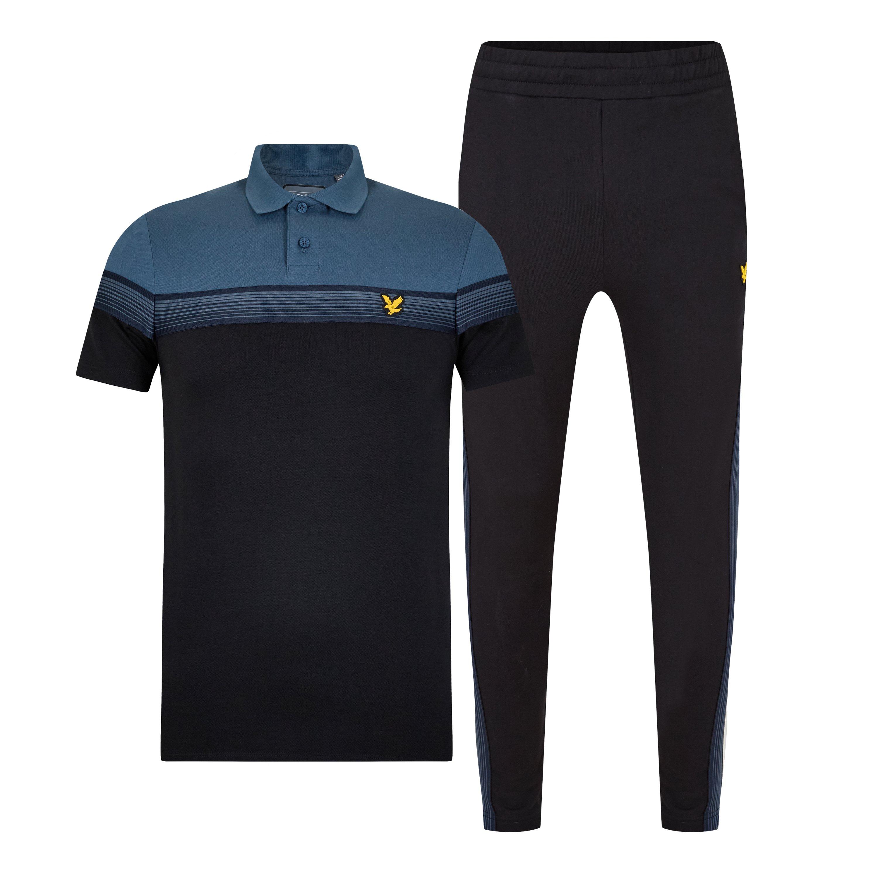 Lyle And Scott Men' Blue Short-Sleeve Polo Shirt in Size S, Sports Direct - Image 3