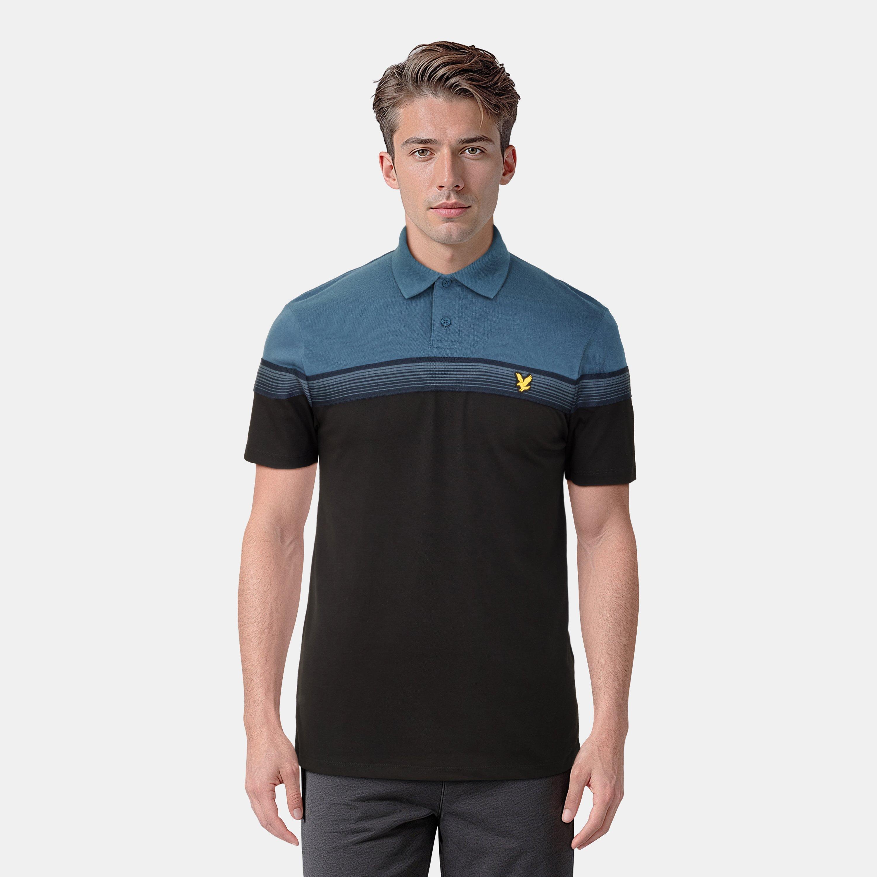 Light Navy X126 - Lyle and Scott - Men's Short-Sleeve Polo Shirt - 3