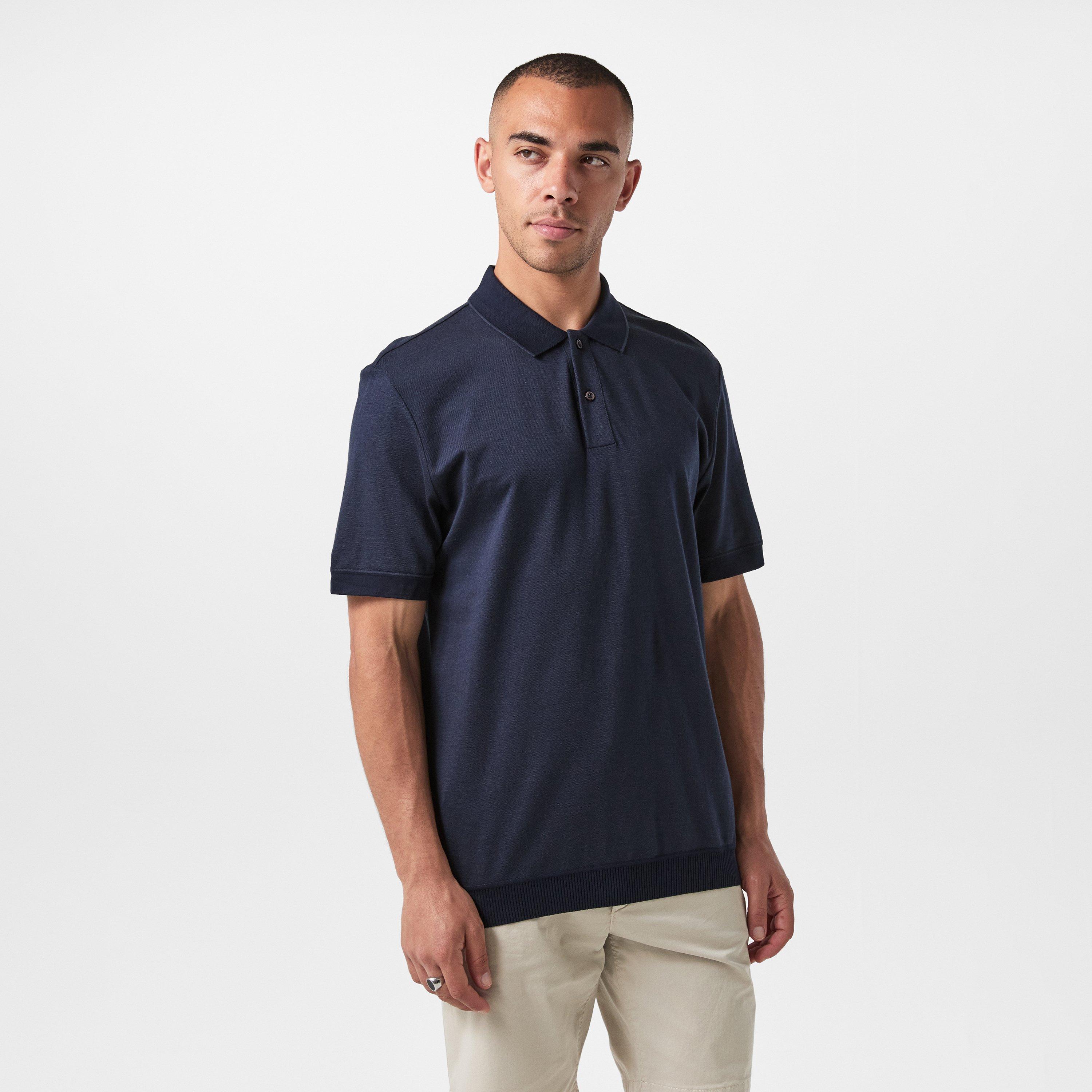 Dark Blue - Boss - Men's L-Perry 94 Polo Shirt - 3