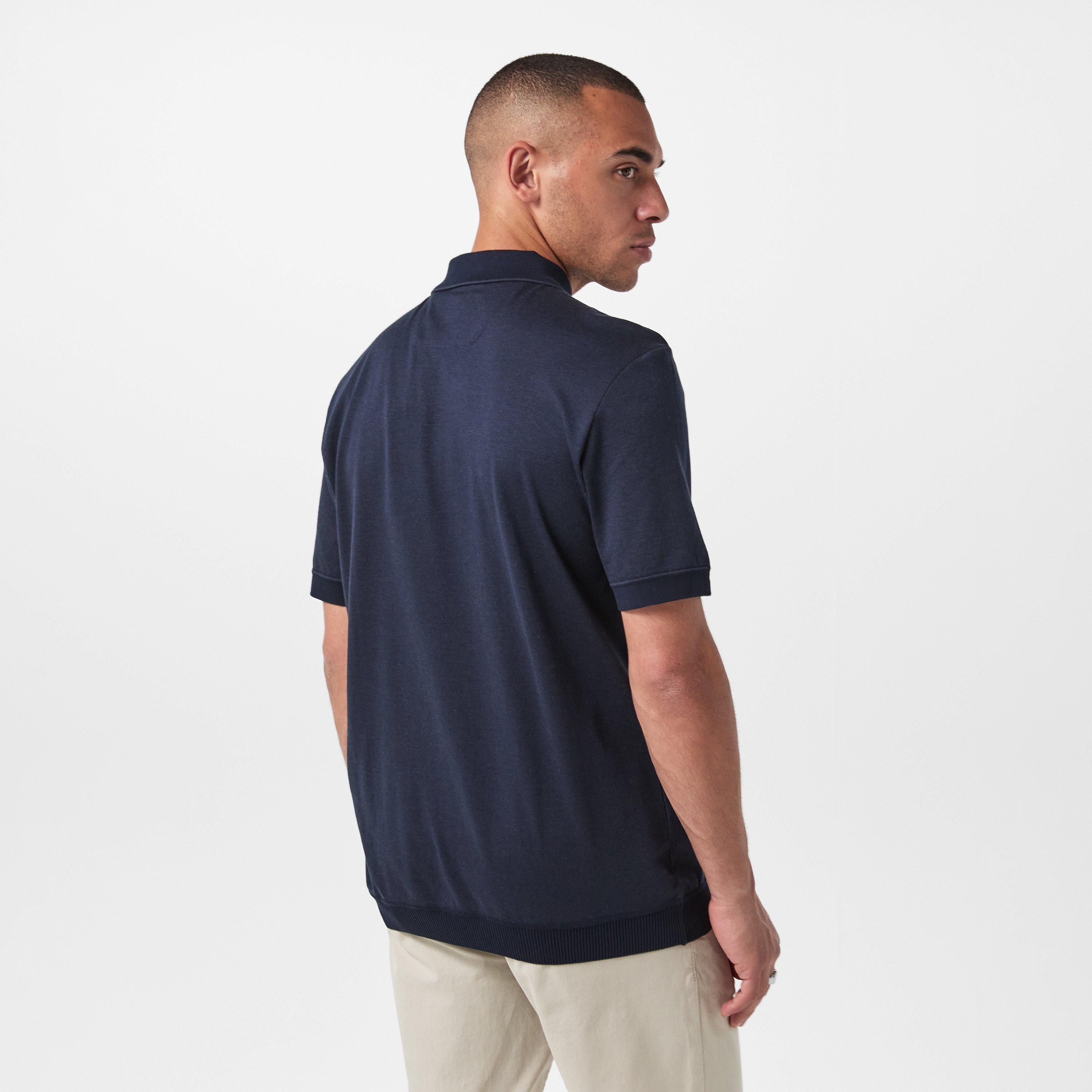 Dark Blue - Boss - Men's L-Perry 94 Polo Shirt - 4