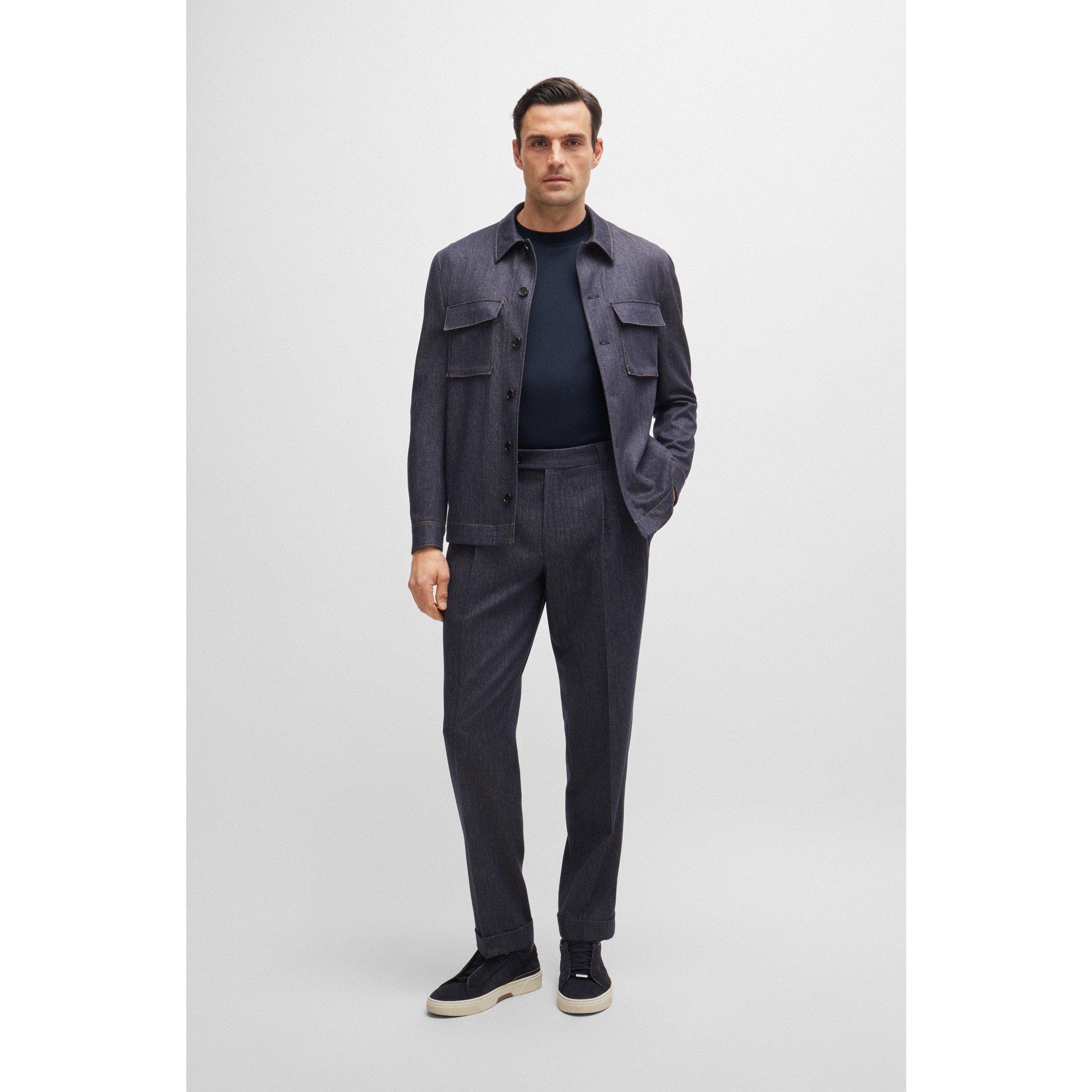 Dark Blue - Boss - L-Tesar 94 Polo Shirt - 2