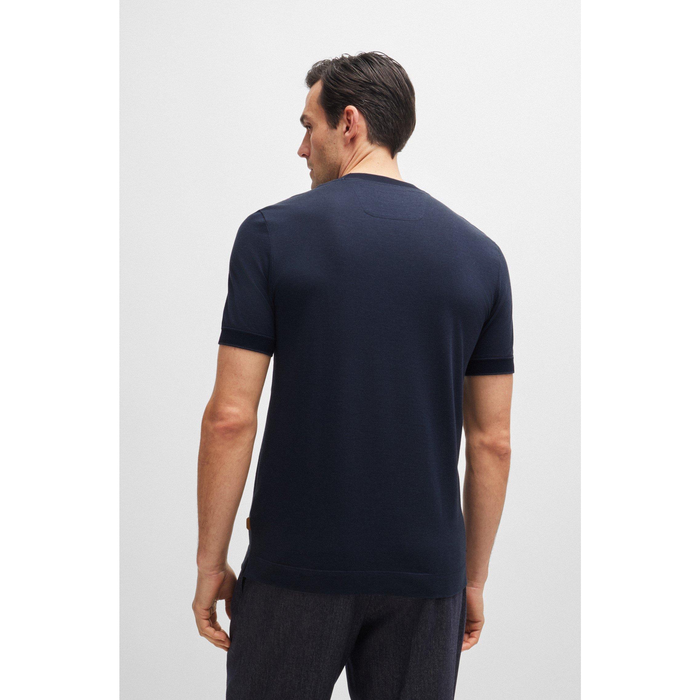 Dark Blue - Boss - L-Tesar 94 Polo Shirt - 5