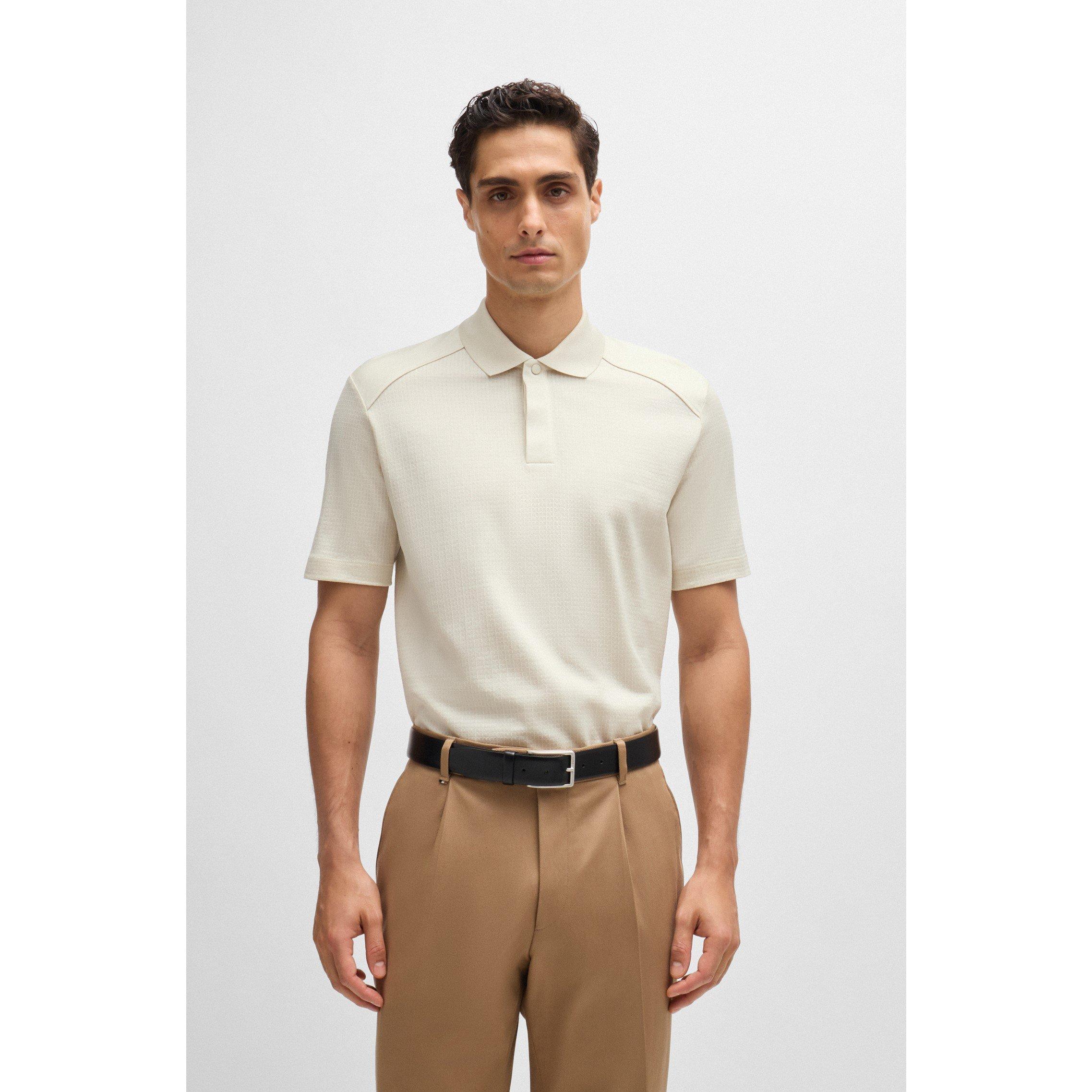 Open White - Boss - Men's Parlay 207 Polo Shirt - 4
