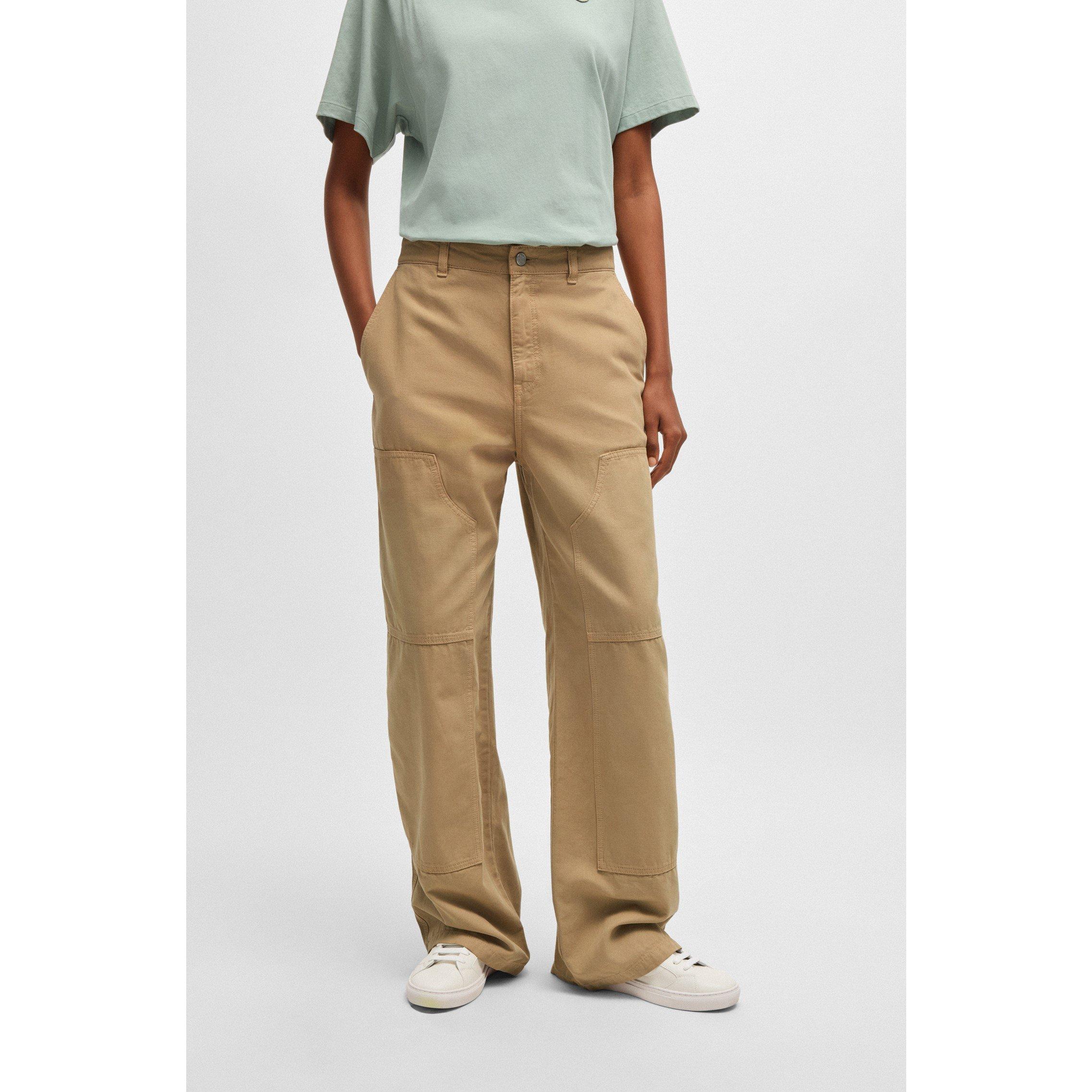 Open Beige - Hugo - Hacarpe Straight Leg Trouser - 2