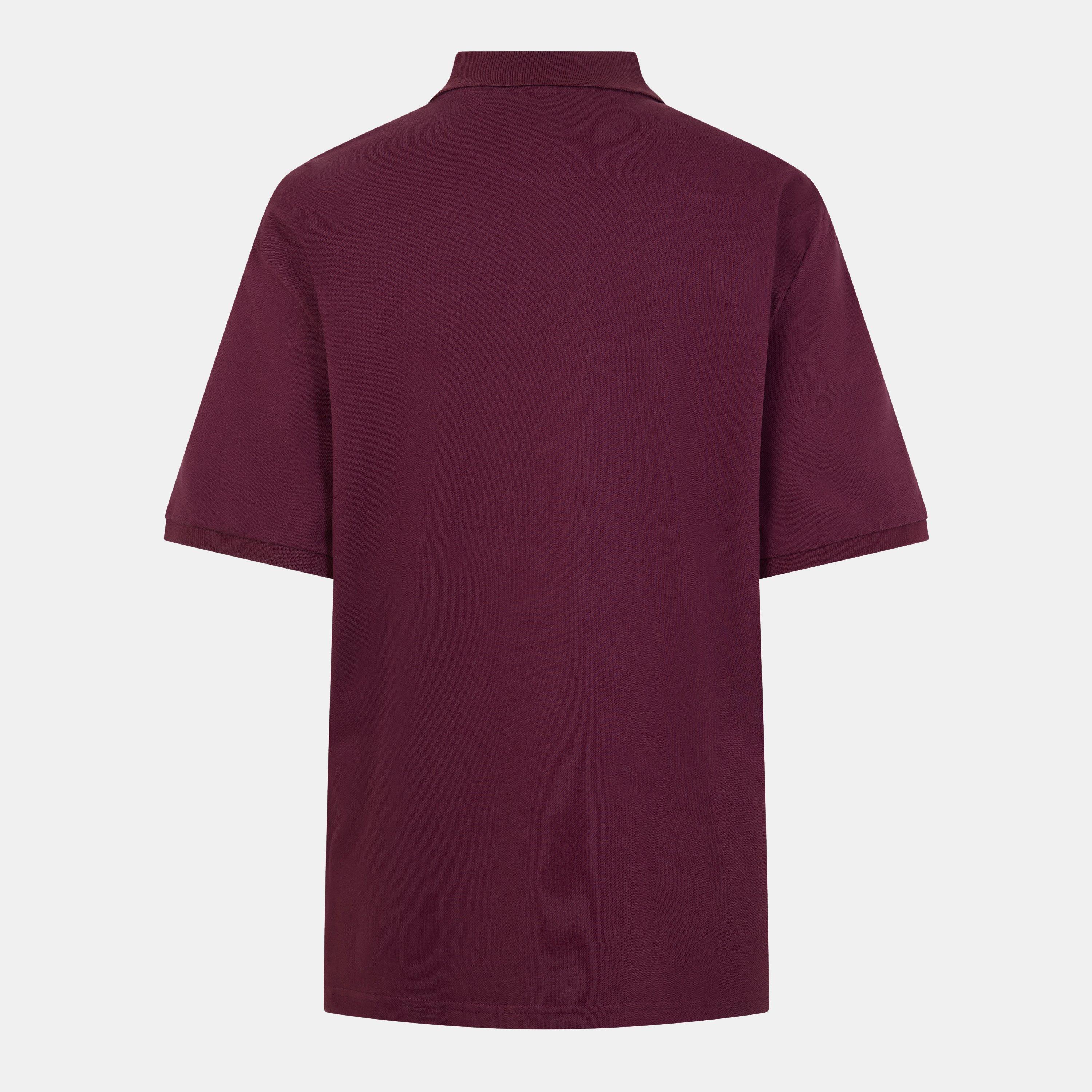 Burgundy Z562 - Lyle and Scott - Men's Short-Sleeve Polo Shirt - 2