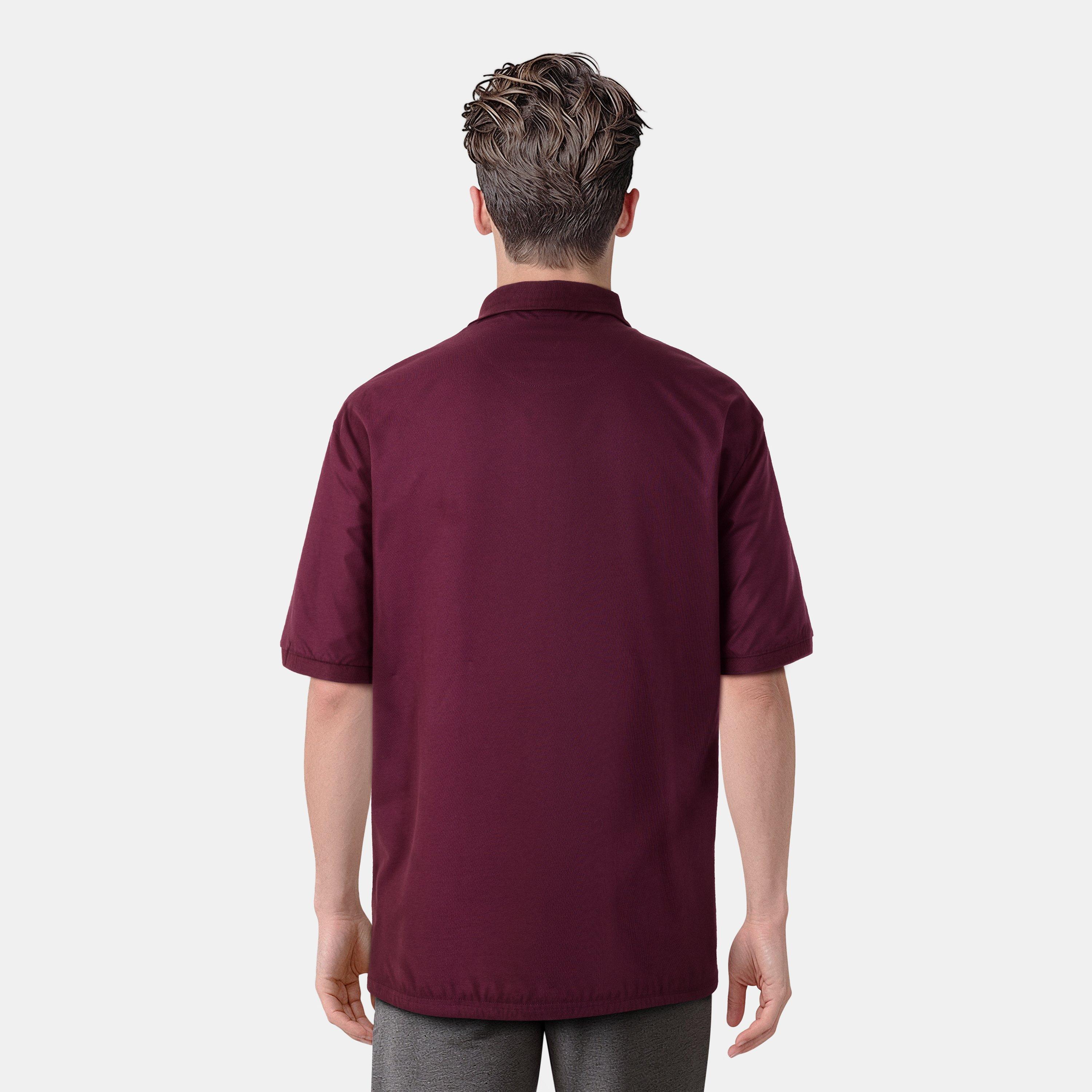 Burgundy Z562 - Lyle and Scott - Men's Short-Sleeve Polo Shirt - 4