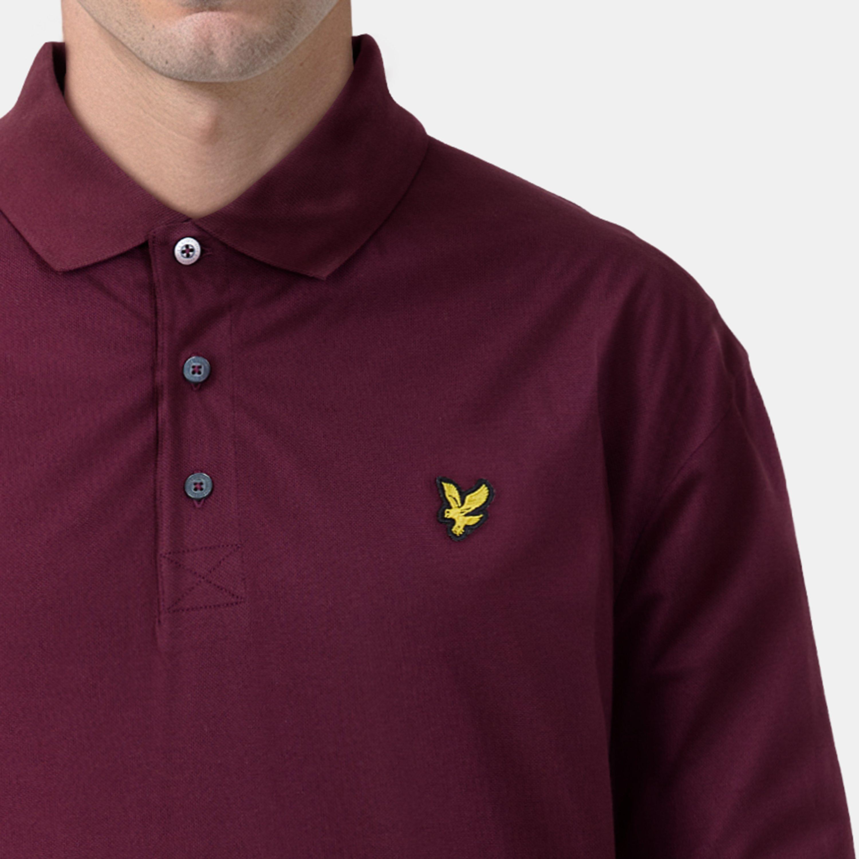 Burgundy Z562 - Lyle and Scott - Men's Short-Sleeve Polo Shirt - 5