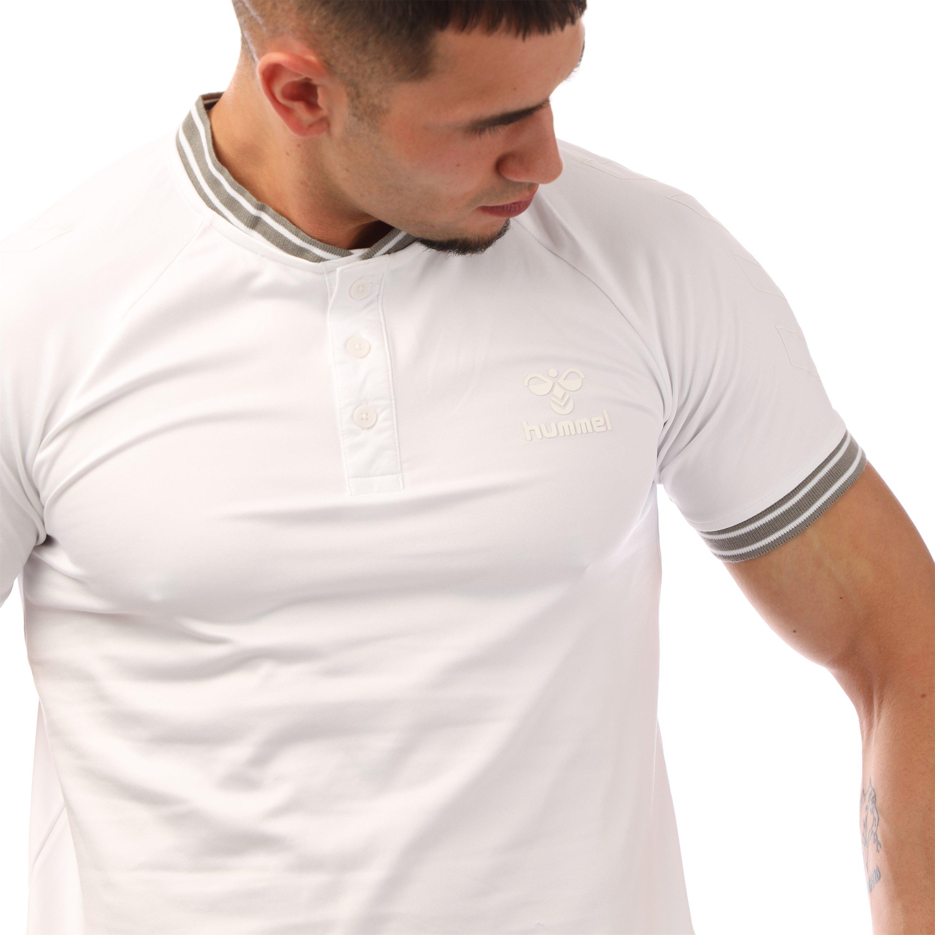 White - Hummel - Samuel Short-Sleeve Polo Shirt - 2