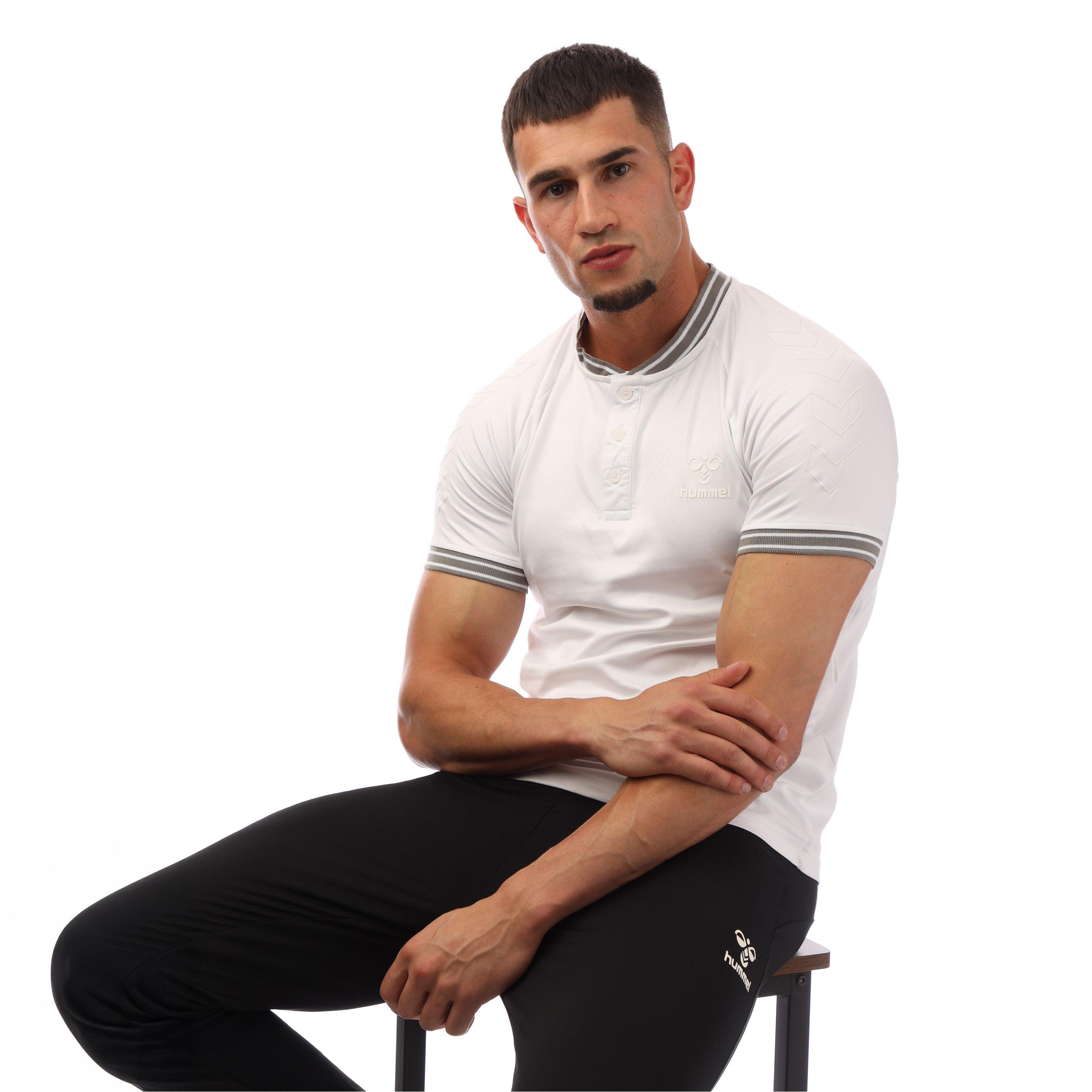 White - Hummel - Samuel Short-Sleeve Polo Shirt - 4