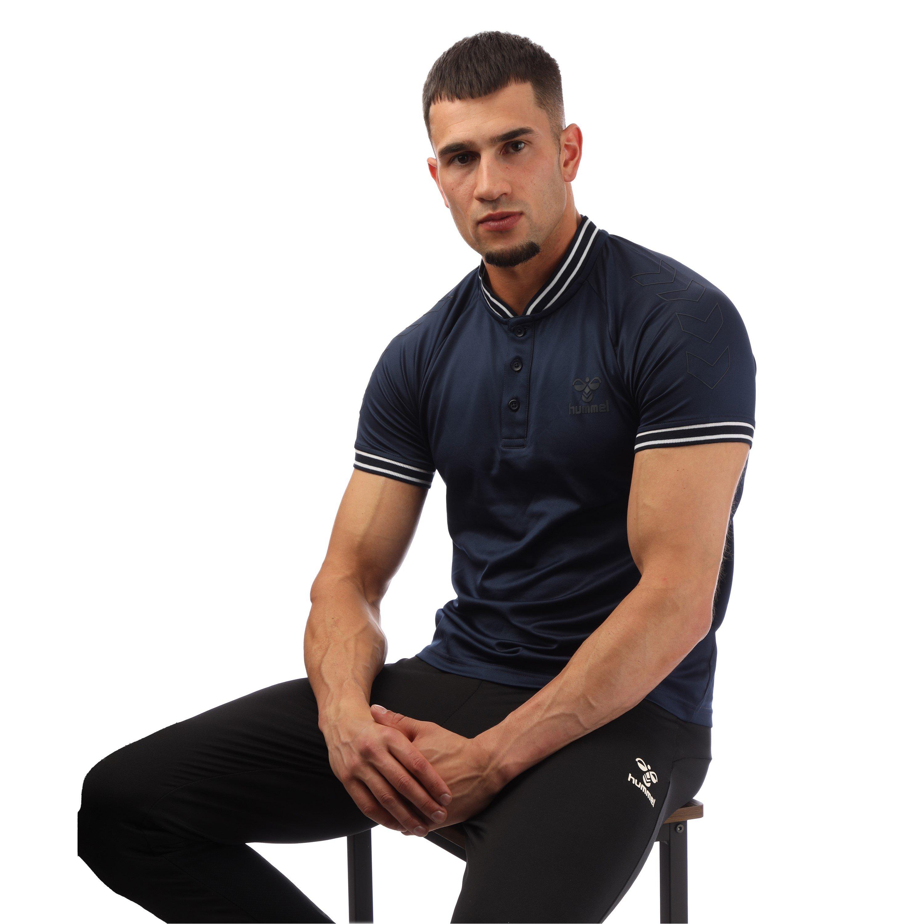 Black Iris - Hummel - Samuel Short-Sleeve Polo Shirt - 4