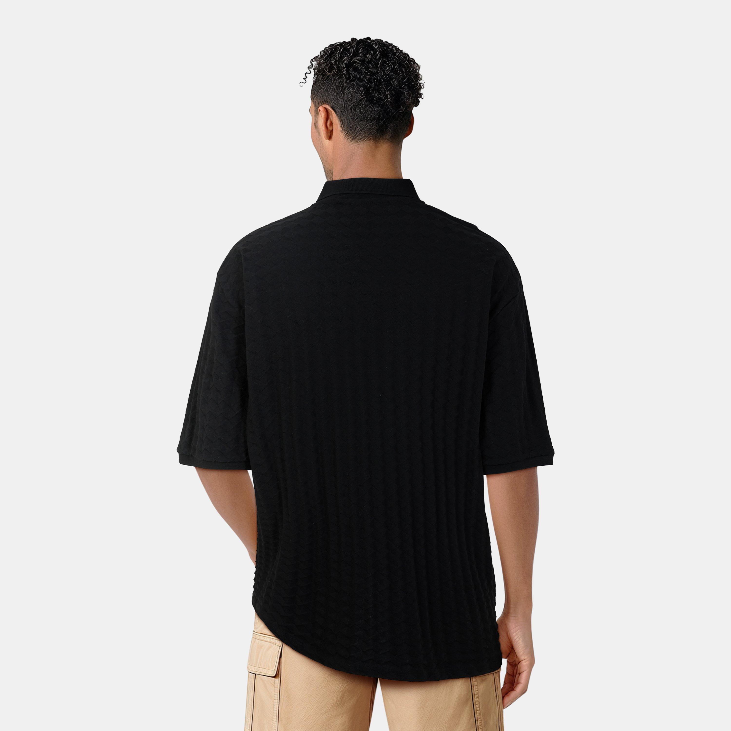 Jet Black Z865 - Lyle and Scott - Men's Argyle Short-Sleeve Polo Shirt - 4