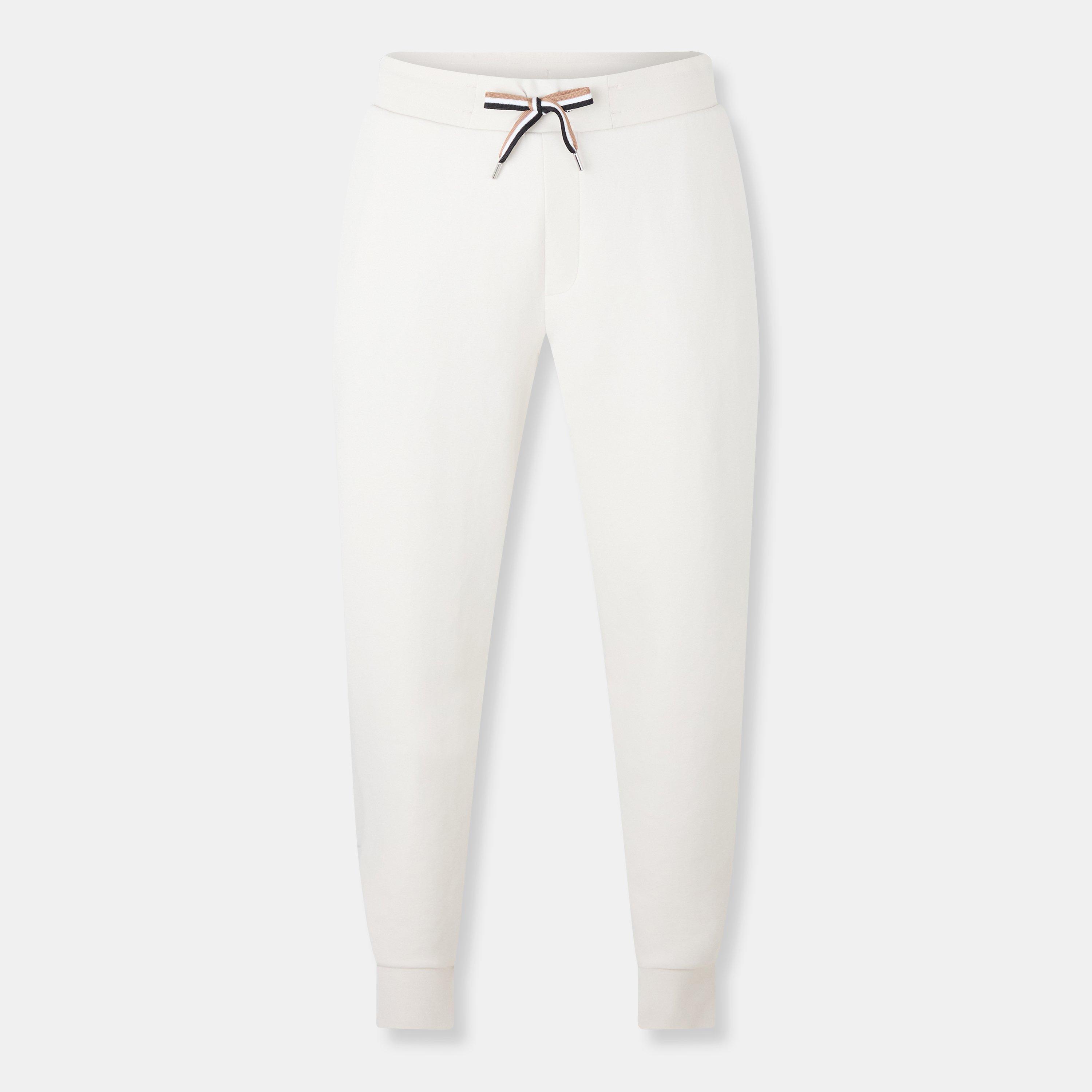 Open White - Boss - Mens Signature-Stripe Tracksuit Bottoms - 1